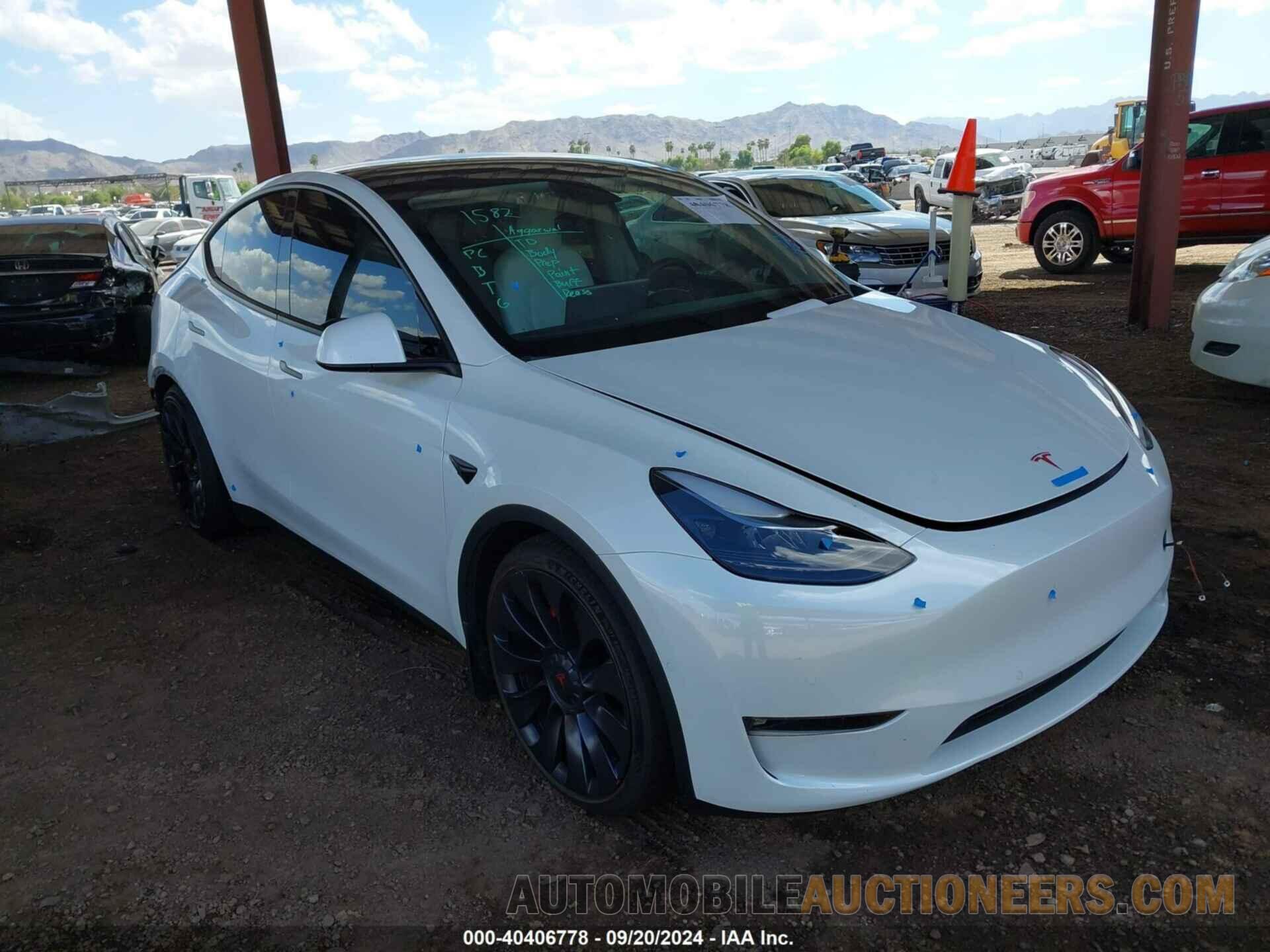 7SAYGDEF4NF394083 TESLA MODEL Y 2022