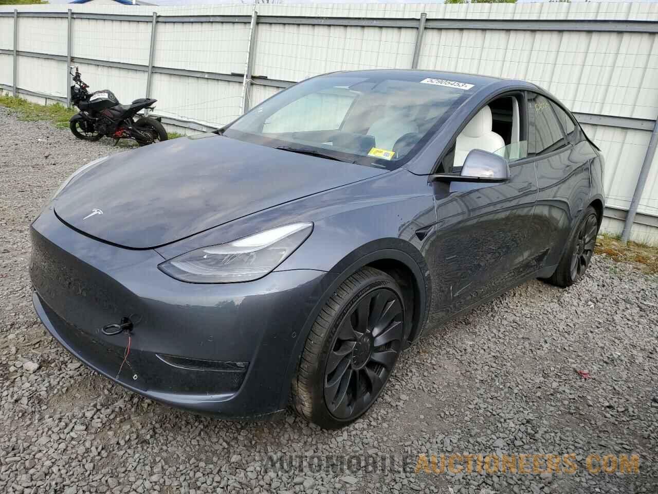 7SAYGDEF4NF455870 TESLA MODEL Y 2022