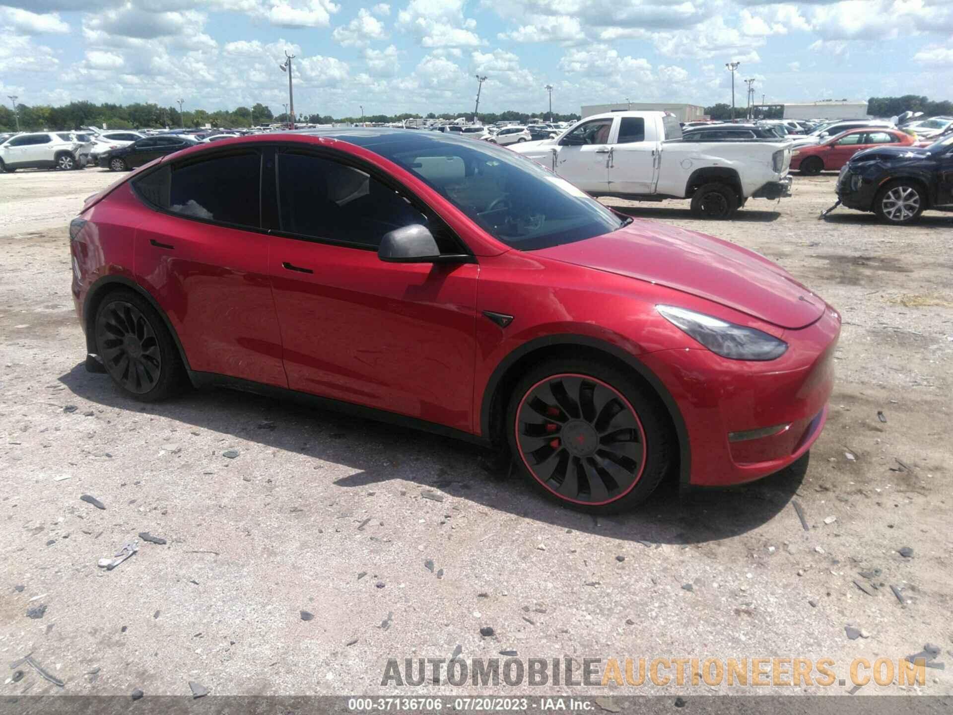 7SAYGDEF4NF457456 TESLA MODEL Y 2022