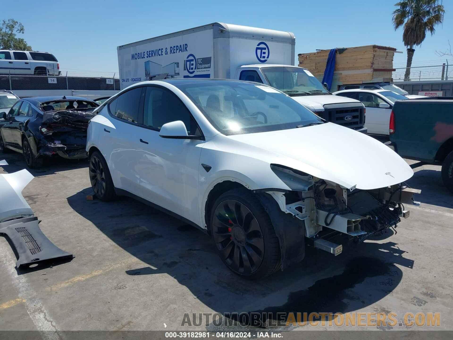 7SAYGDEF4NF460437 TESLA MODEL Y 2022