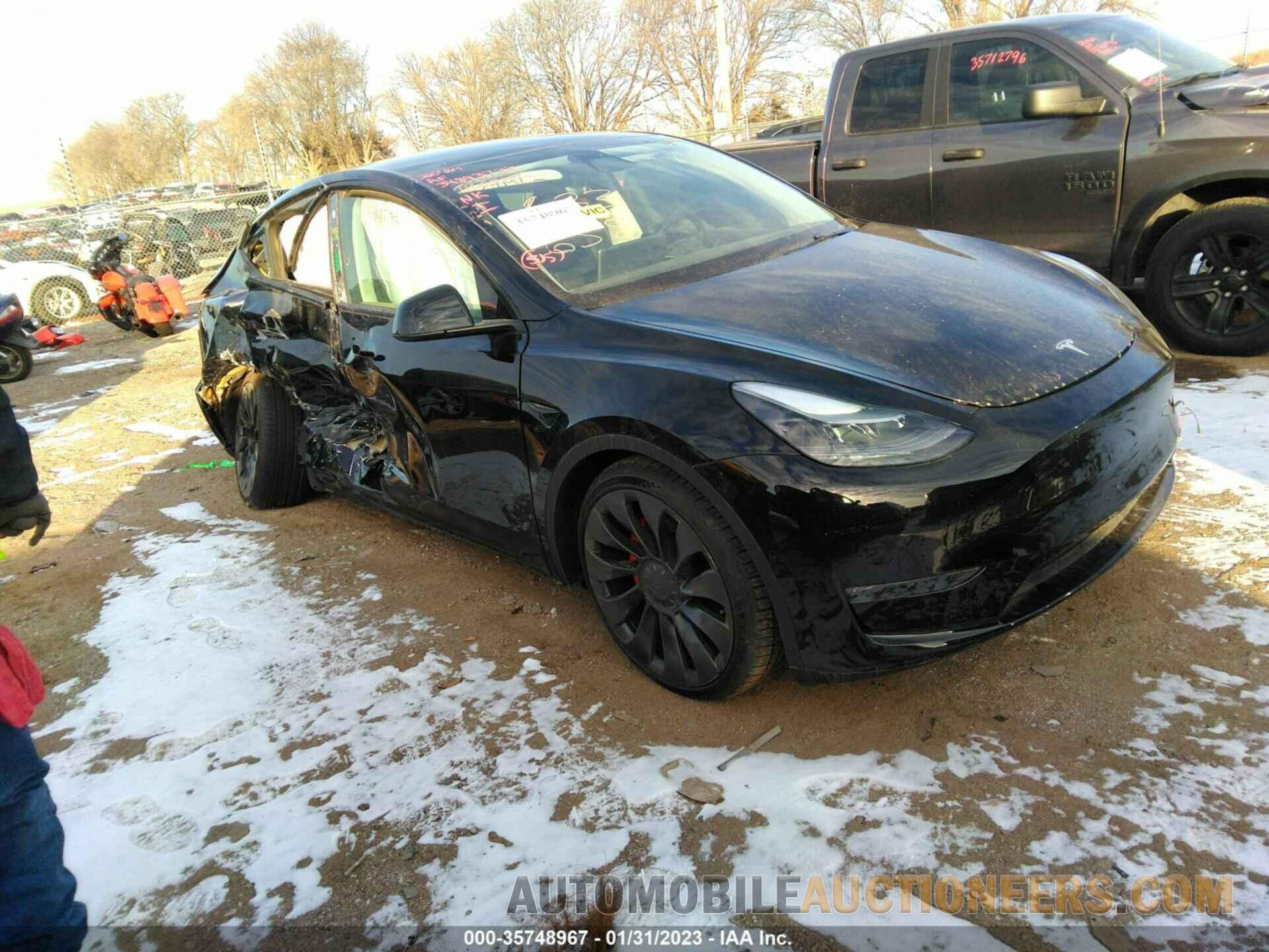 7SAYGDEF4NF463760 TESLA MODEL Y 2022