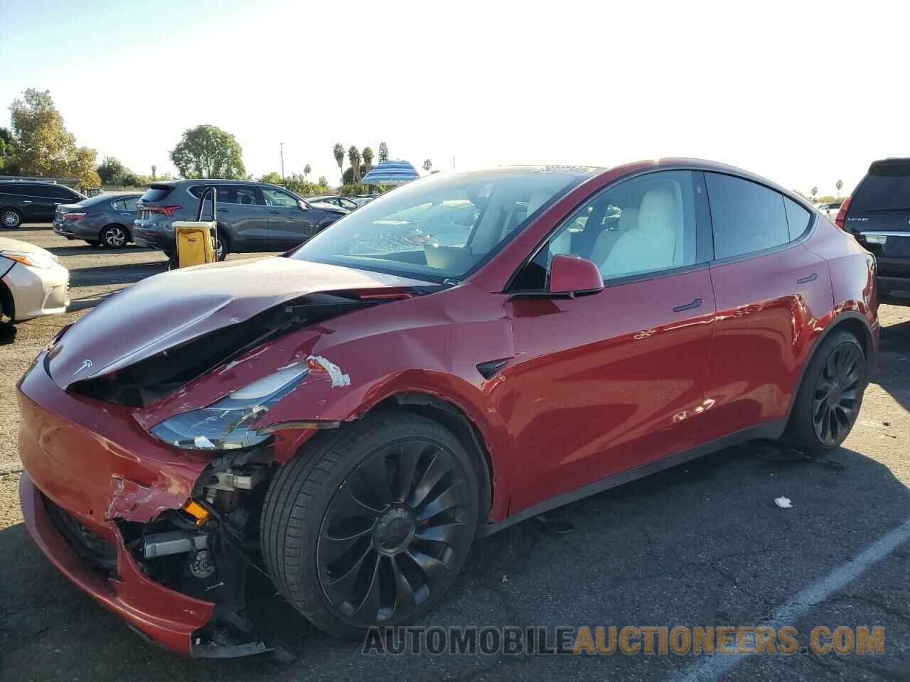 7SAYGDEF4NF486990 TESLA MODEL Y 2022