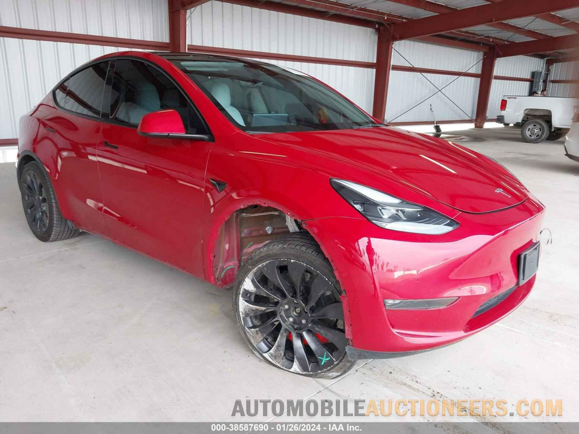 7SAYGDEF4NF489937 TESLA MODEL Y 2022