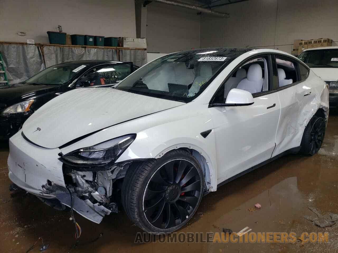 7SAYGDEF4NF499156 TESLA MODEL Y 2022