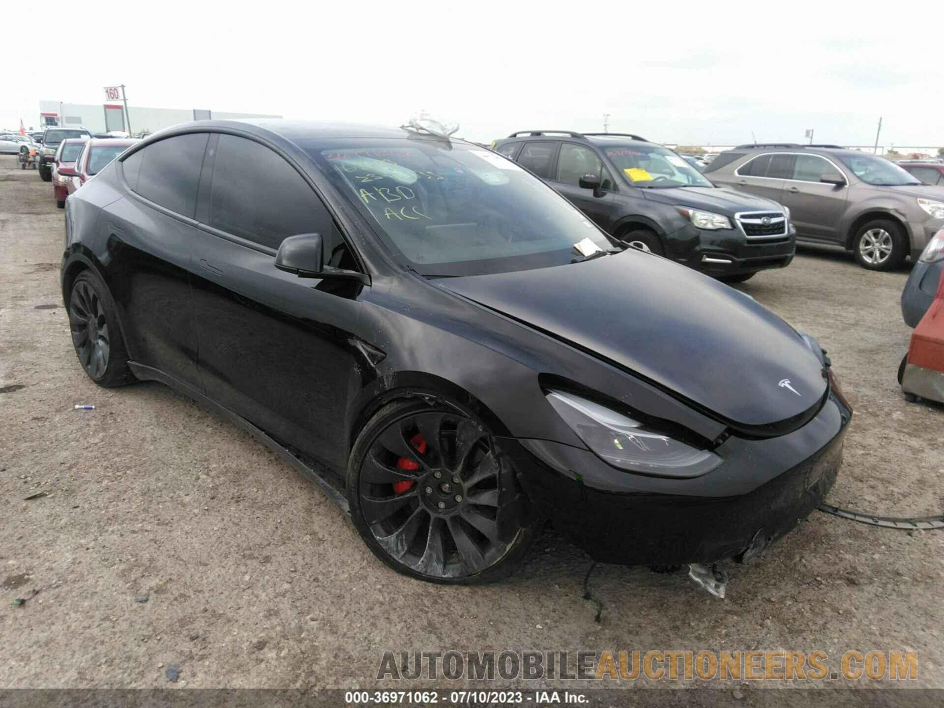 7SAYGDEF4NF502444 TESLA MODEL Y 2022