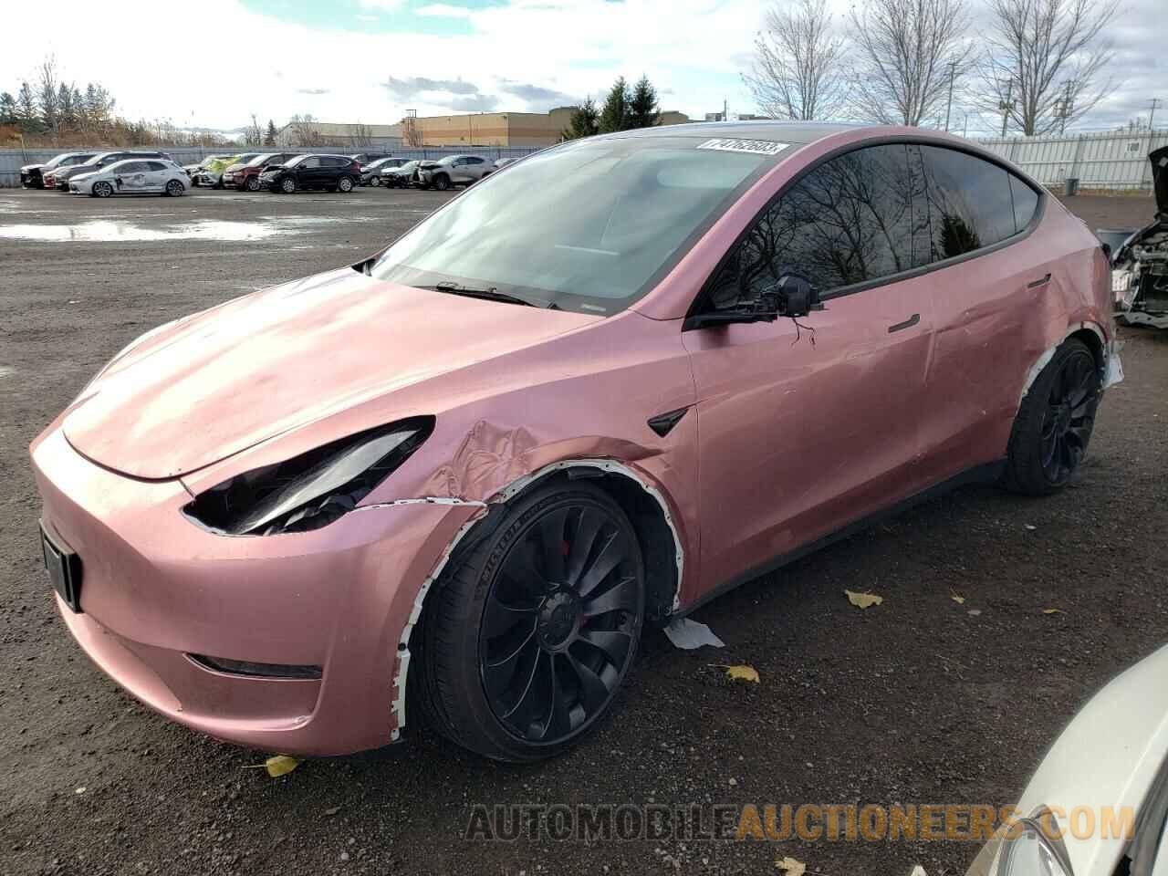 7SAYGDEF4NF505683 TESLA MODEL Y 2022