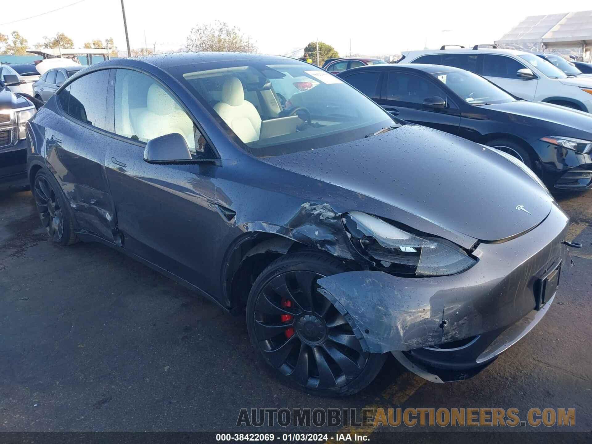 7SAYGDEF4NF524136 TESLA MODEL Y 2022