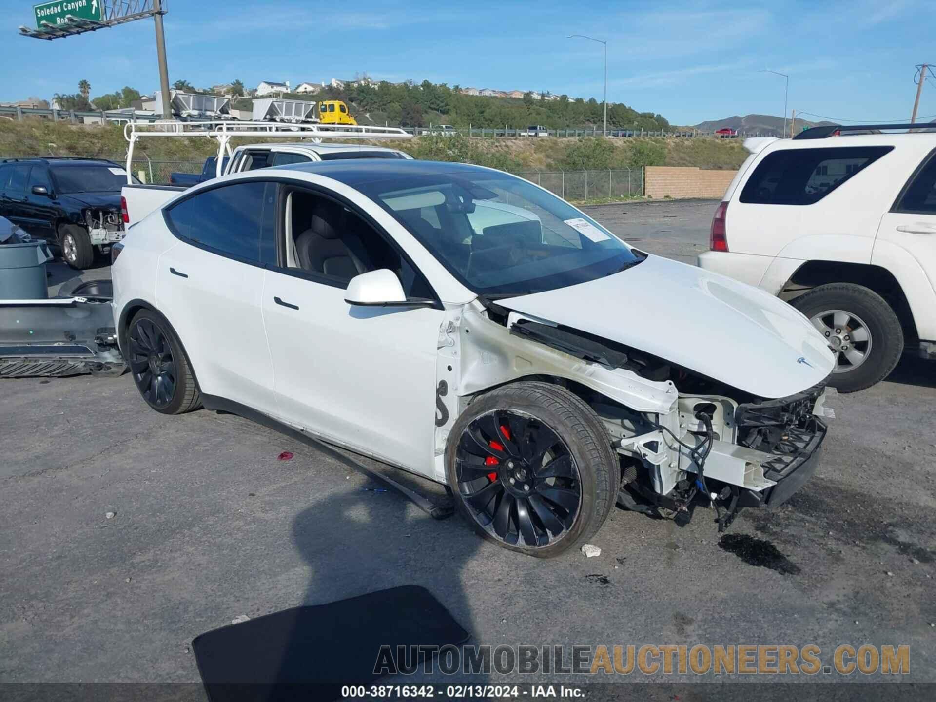 7SAYGDEF4NF539607 TESLA MODEL Y 2022