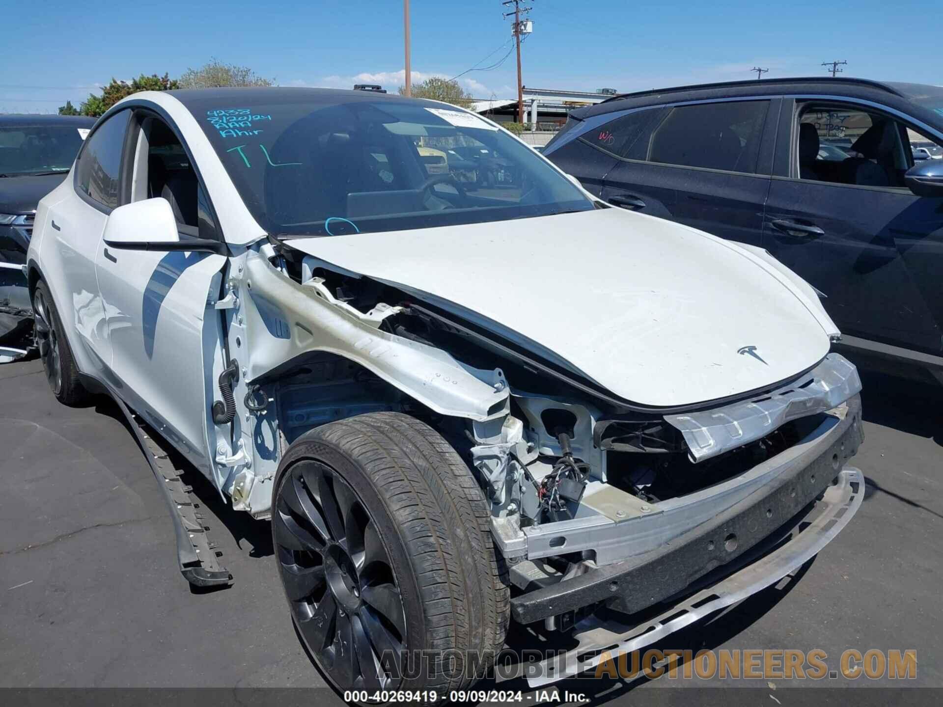 7SAYGDEF4NF539865 TESLA MODEL Y 2022