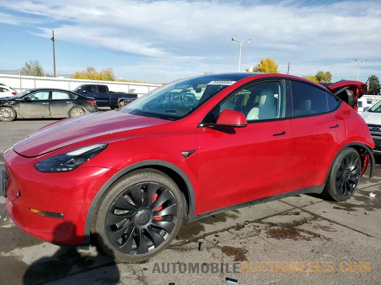 7SAYGDEF4NF547187 TESLA MODEL Y 2022