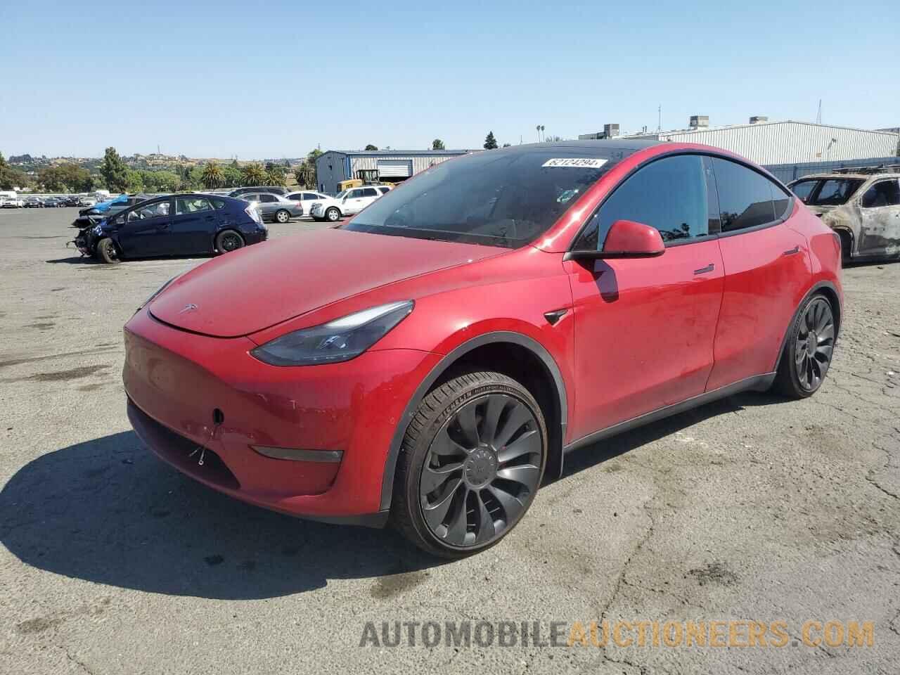 7SAYGDEF4NF554723 TESLA MODEL Y 2022