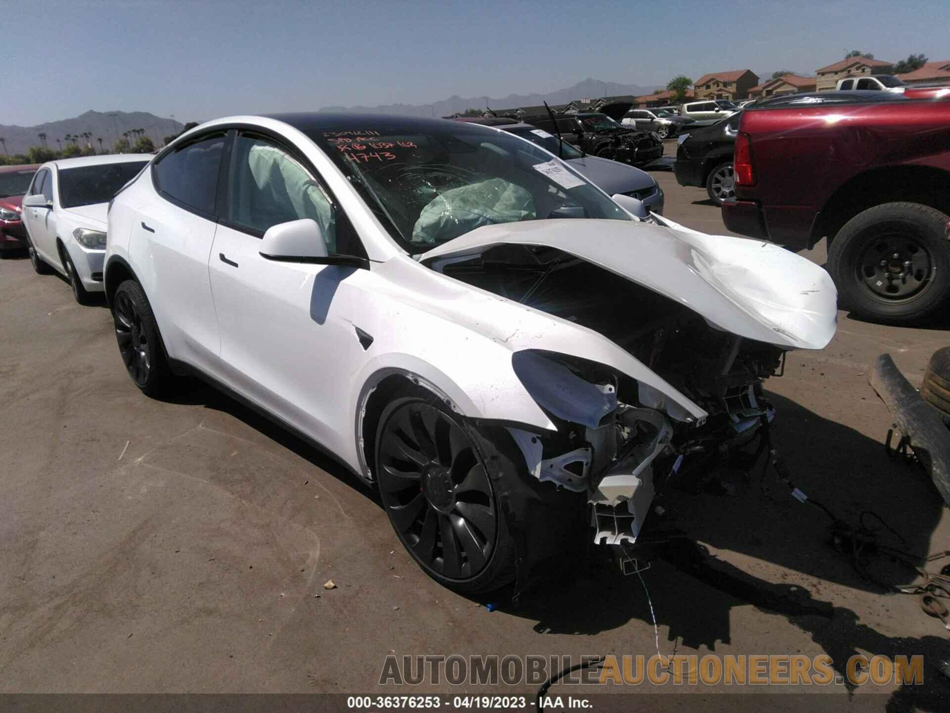 7SAYGDEF5NF494743 TESLA MODEL Y 2022