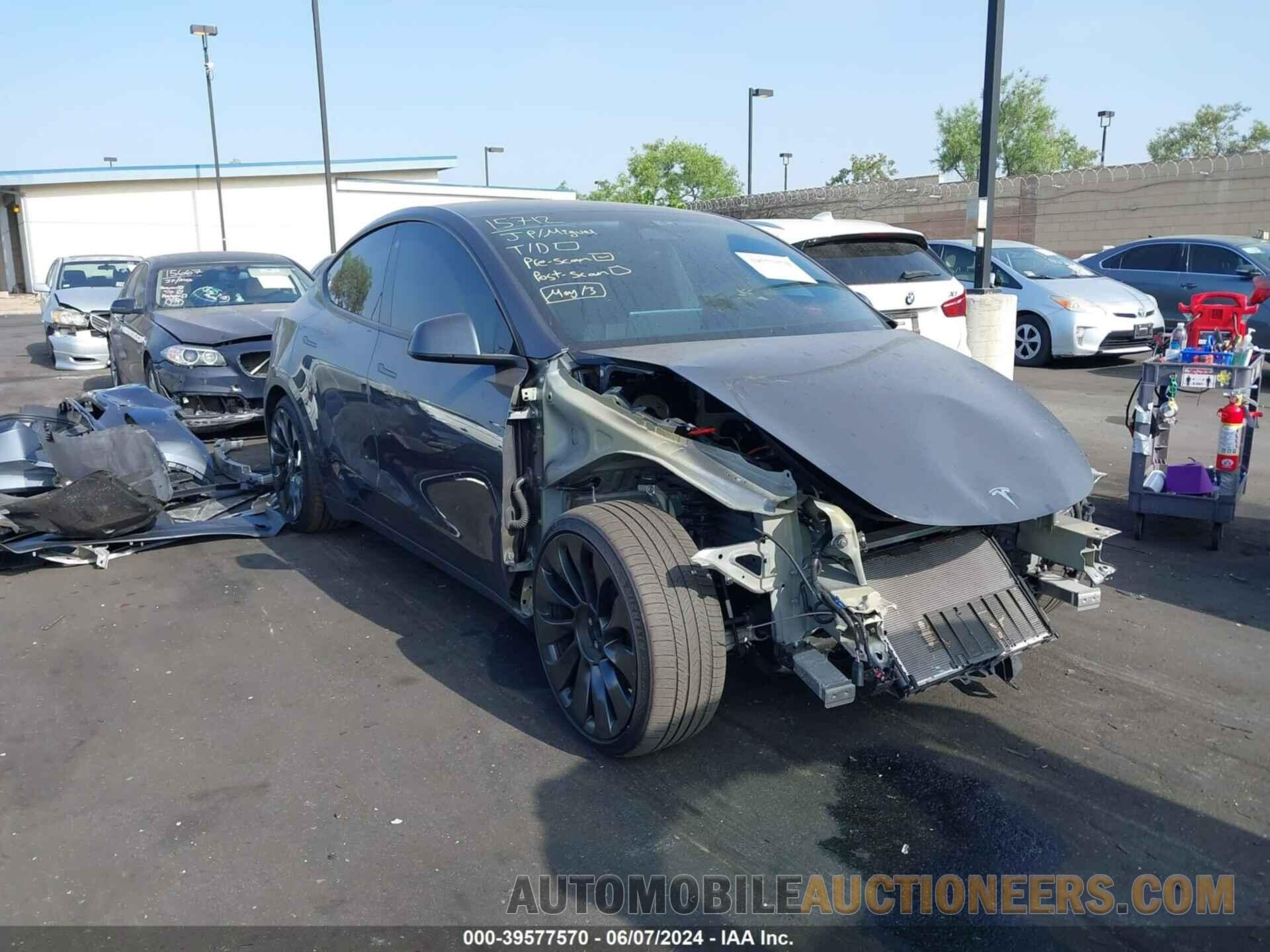 7SAYGDEF5NF570834 TESLA MODEL Y 2022