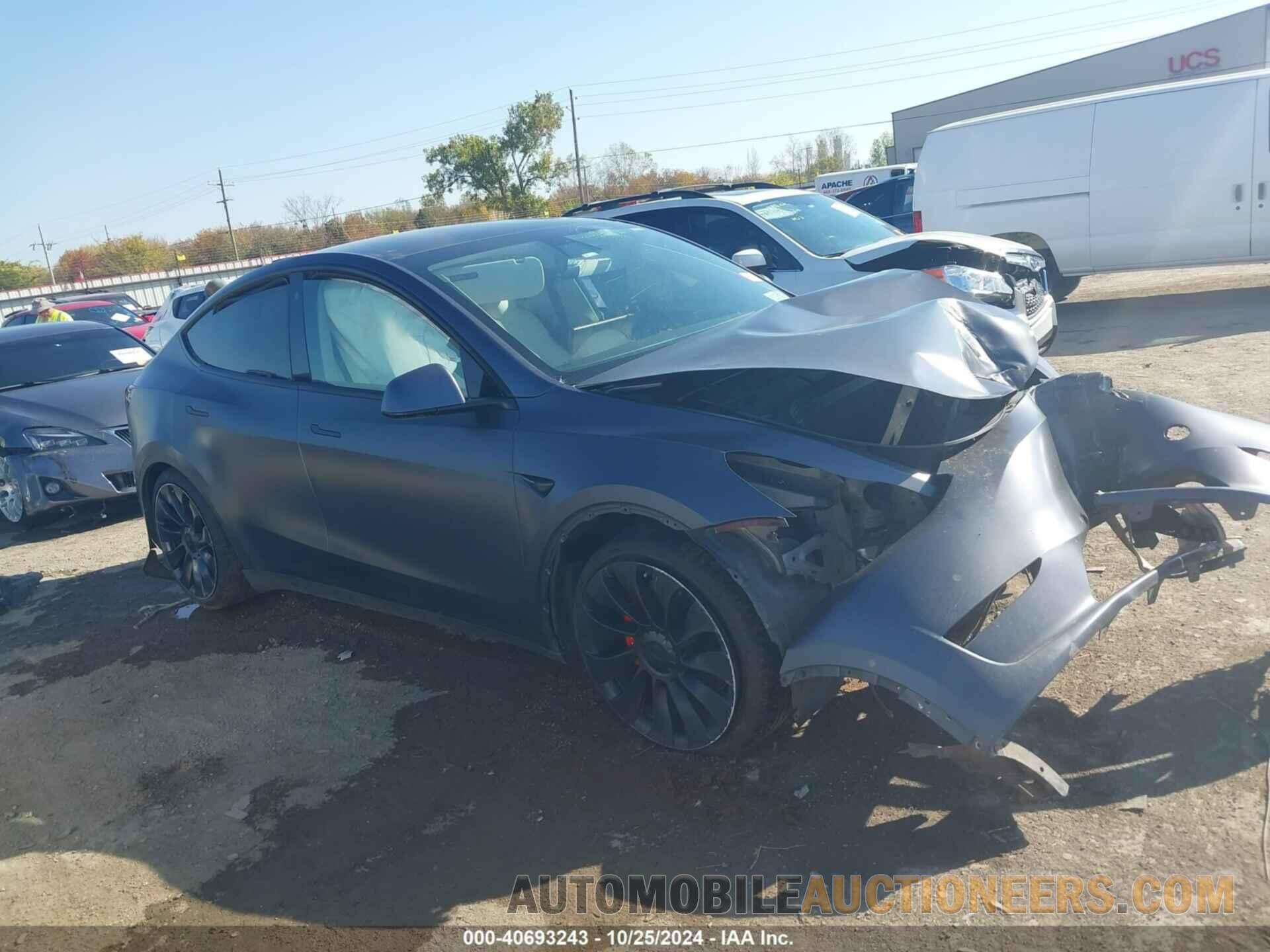 7SAYGDEF6NF309597 TESLA MODEL Y 2022