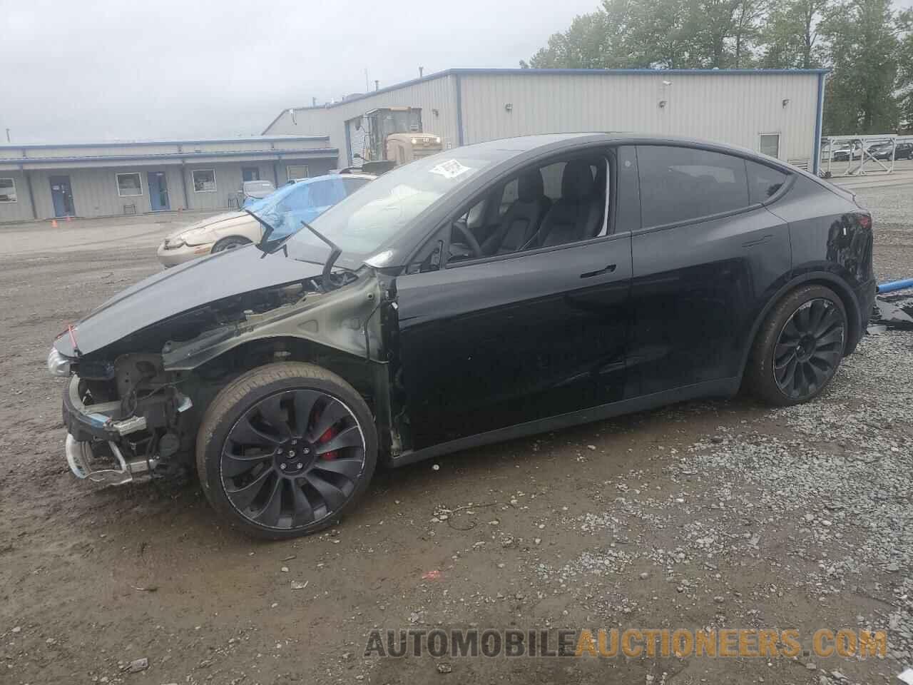 7SAYGDEF6NF323645 TESLA MODEL Y 2021