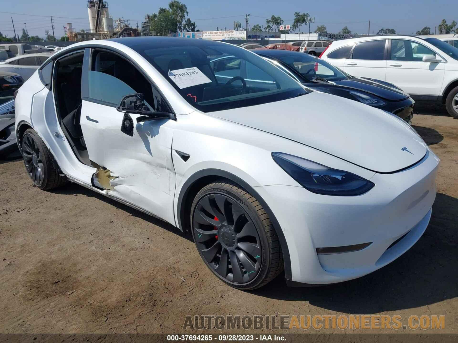 7SAYGDEF6NF346214 TESLA MODEL Y 2022