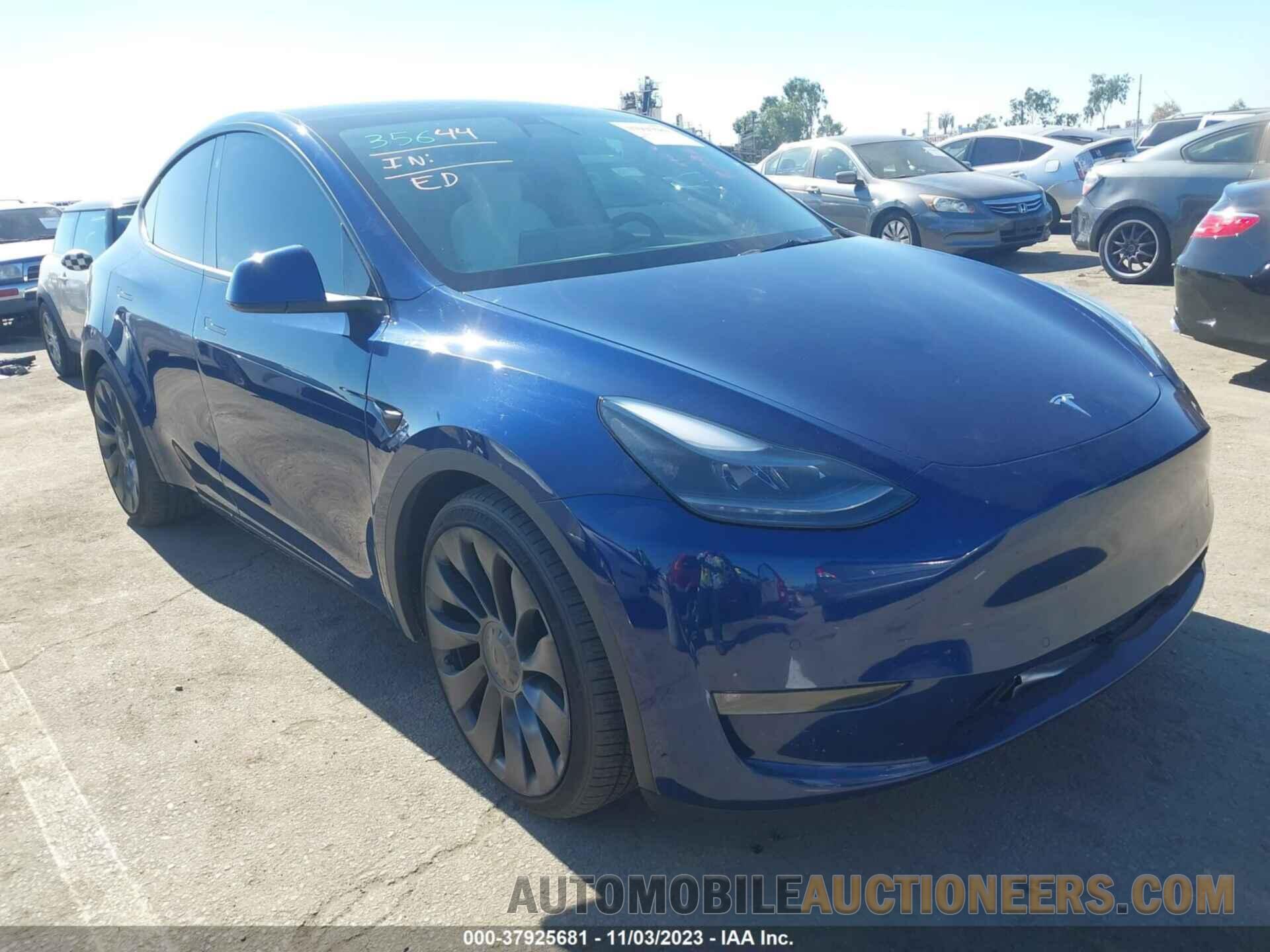 7SAYGDEF6NF350893 TESLA MODEL Y 2022