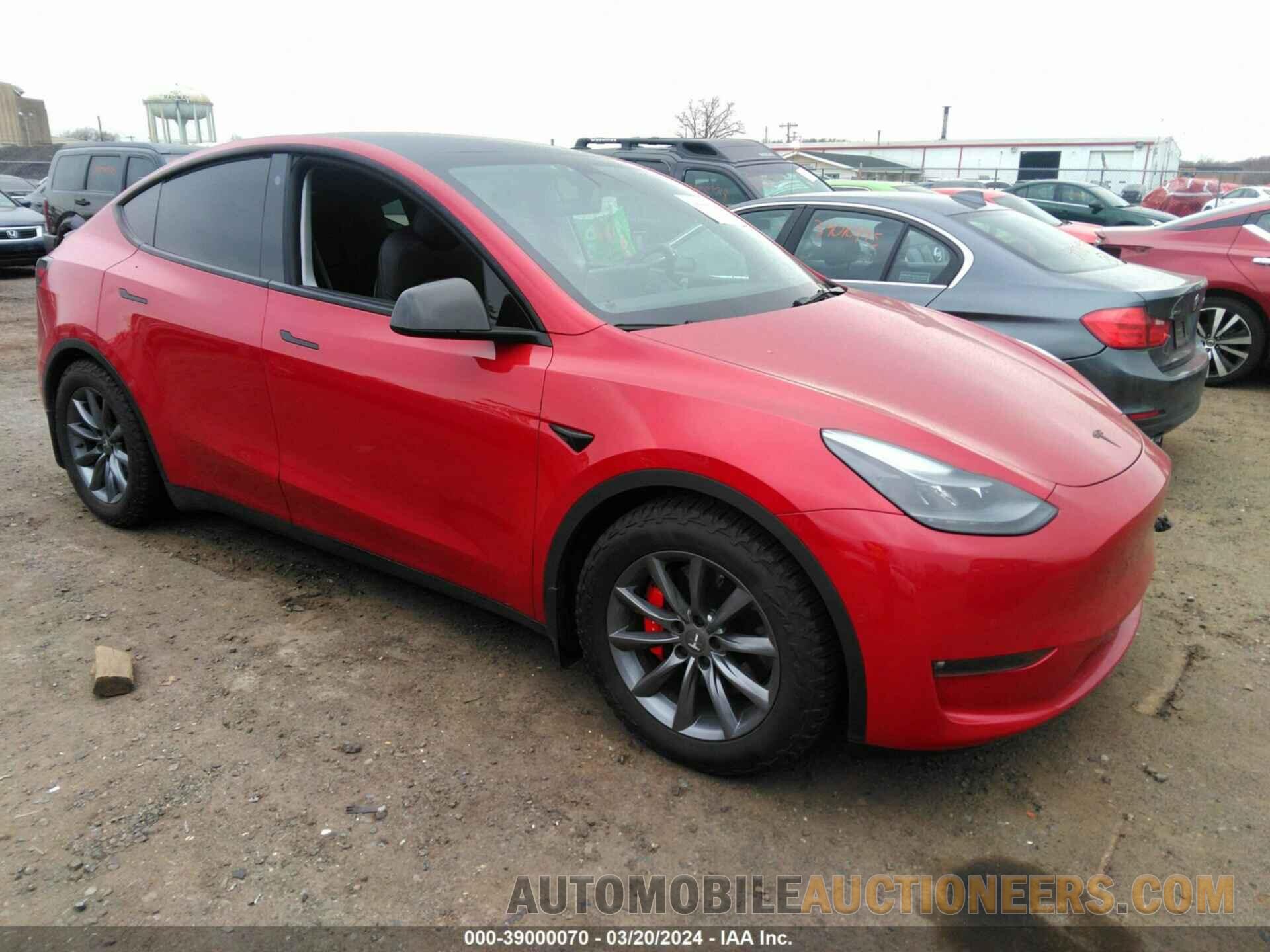 7SAYGDEF6NF372263 TESLA MODEL Y 2022