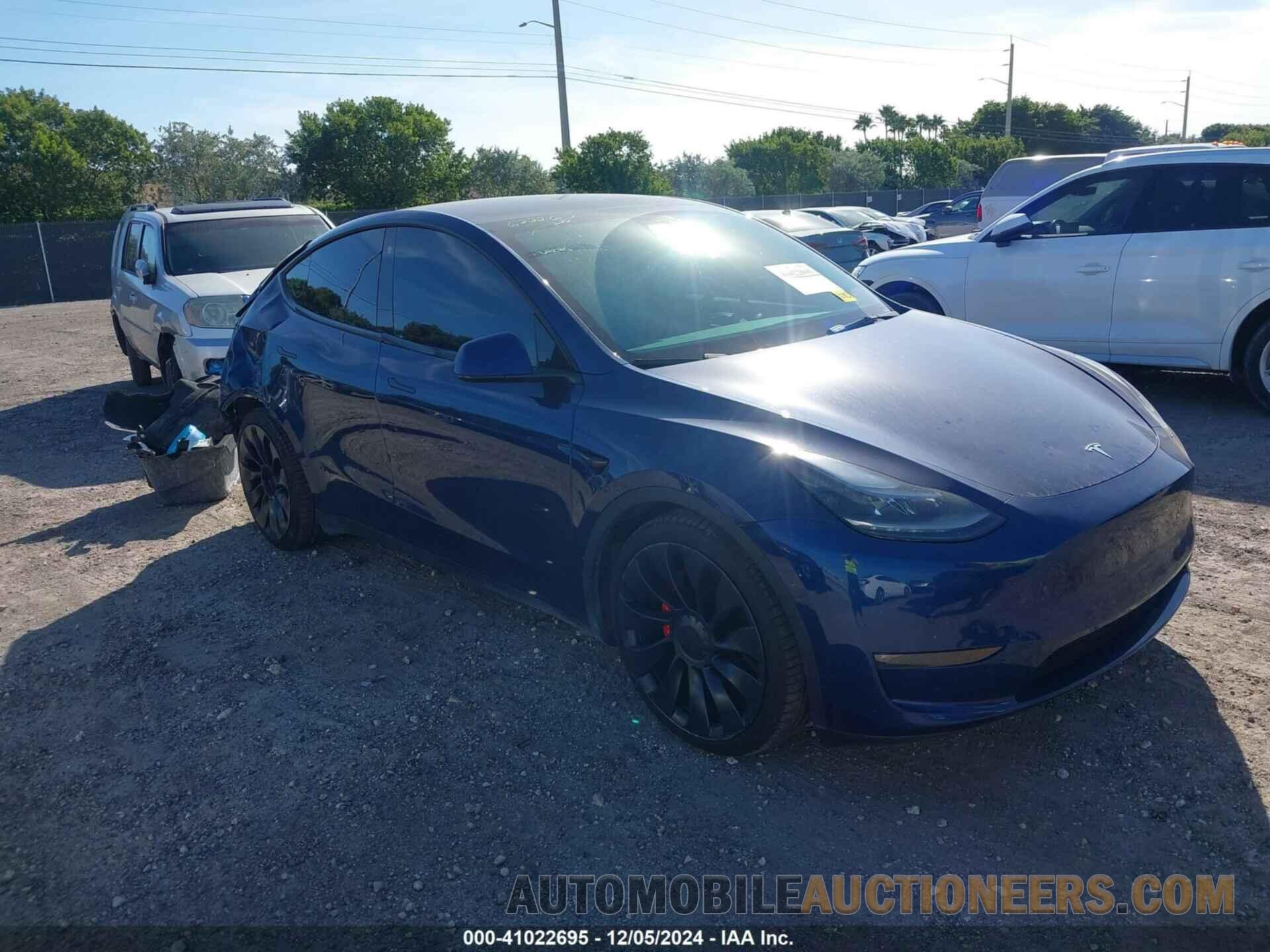 7SAYGDEF6NF438259 TESLA MODEL Y 2022