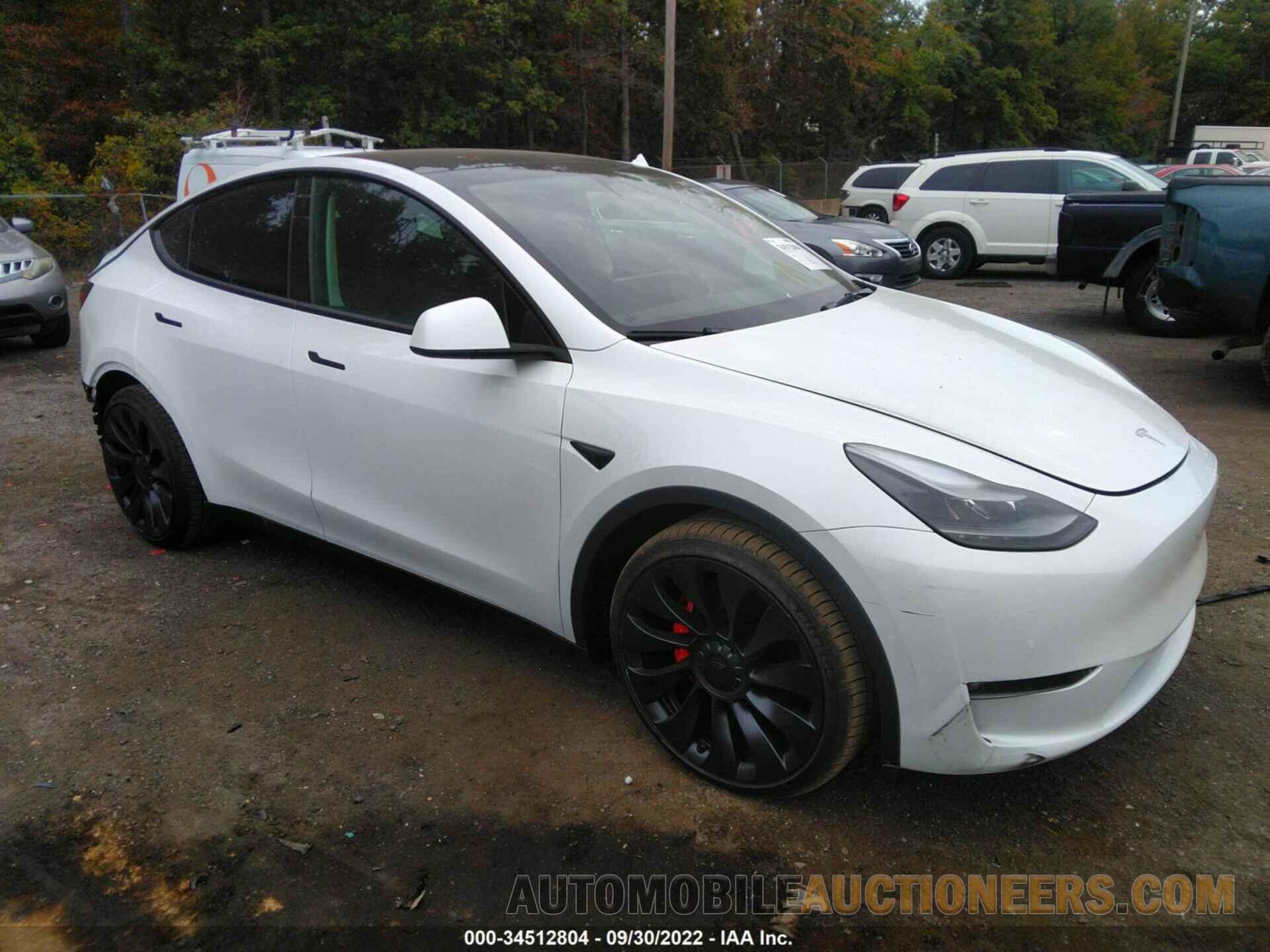 7SAYGDEF6NF454560 TESLA MODEL Y 2022