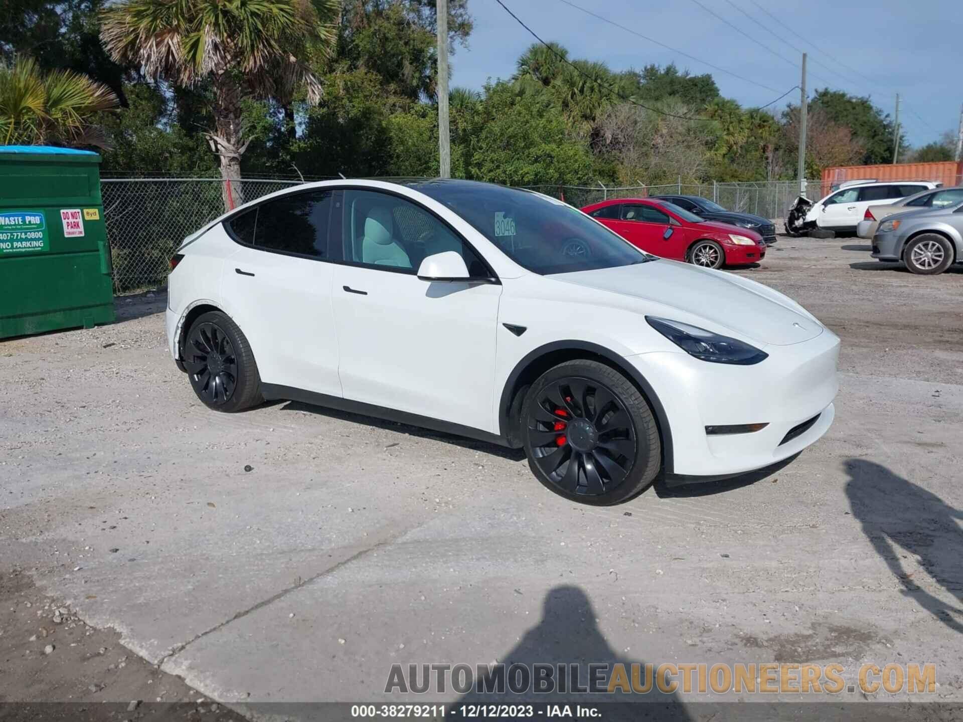 7SAYGDEF6NF457684 TESLA MODEL Y 2022