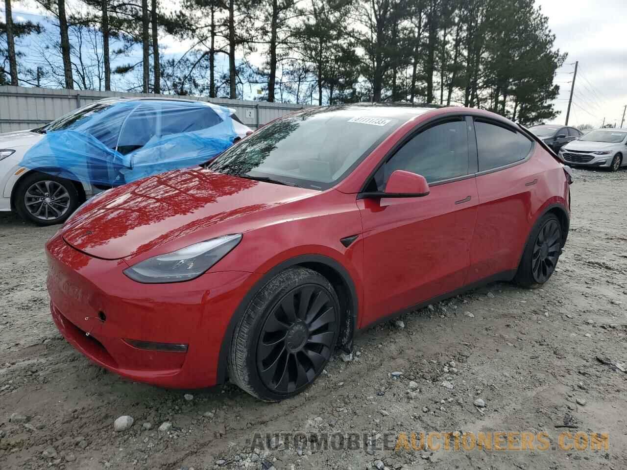 7SAYGDEF6NF461475 TESLA MODEL Y 2022