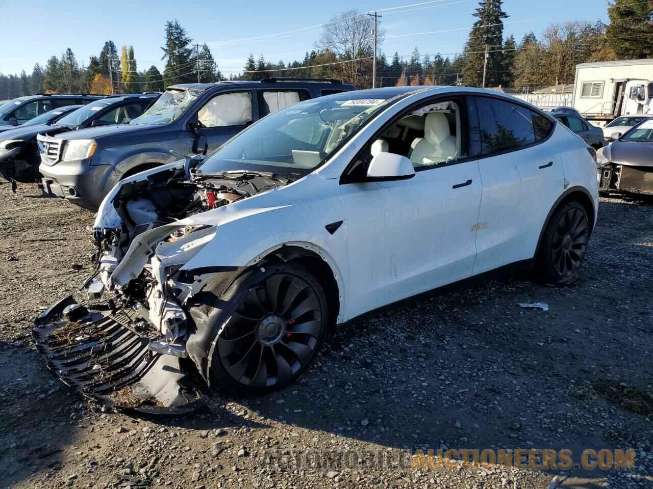 7SAYGDEF6NF463307 TESLA MODEL Y 2022