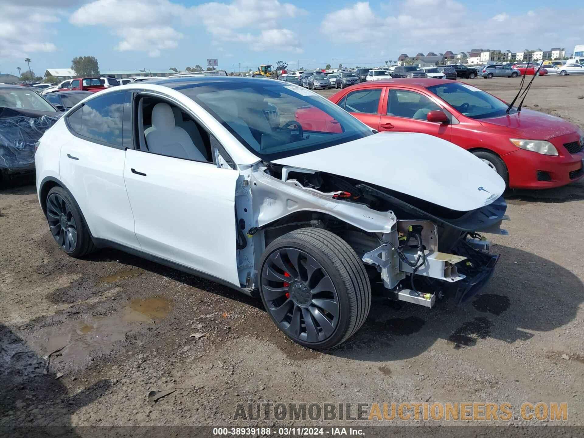 7SAYGDEF6NF467180 TESLA MODEL Y 2022