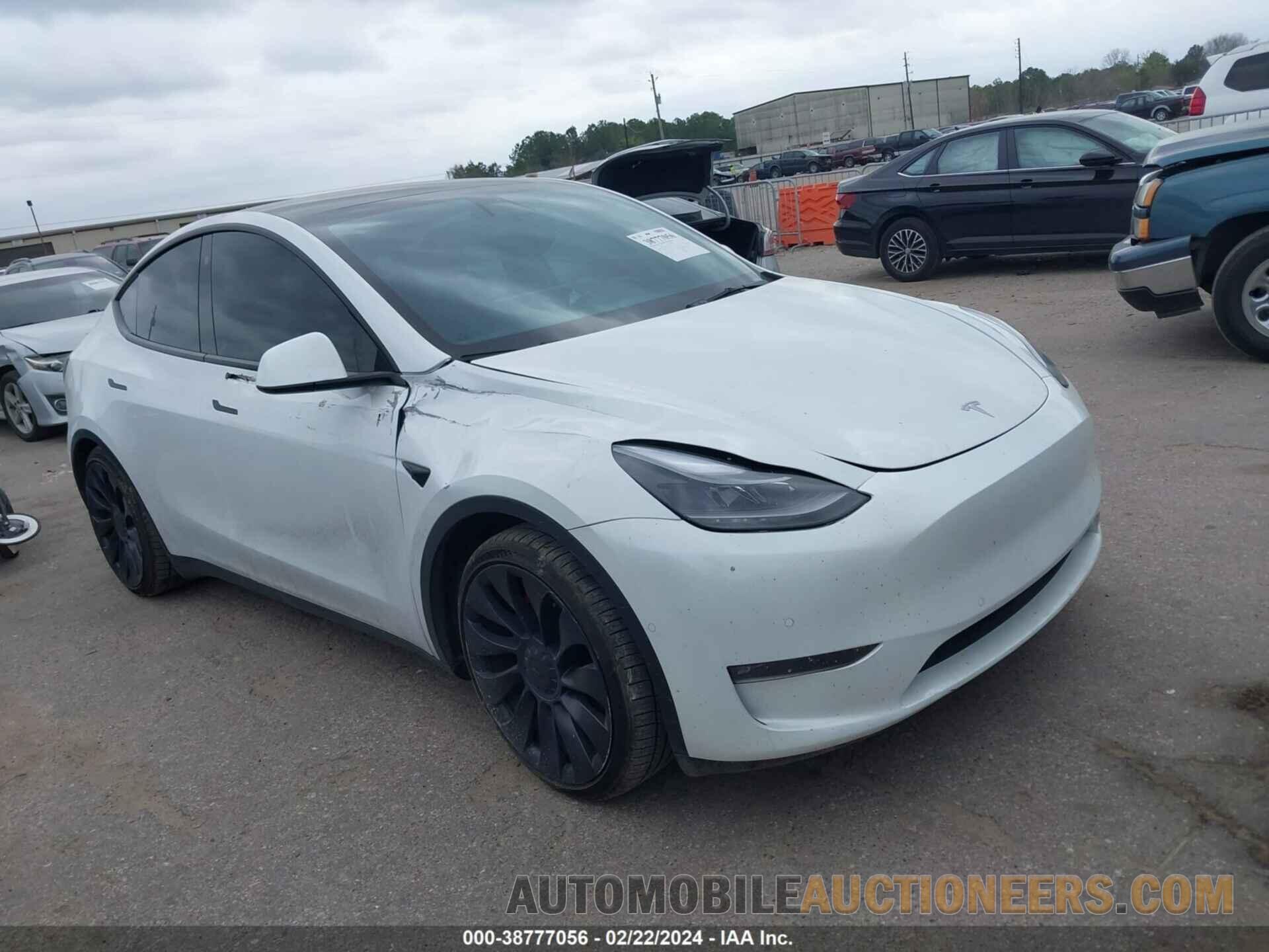 7SAYGDEF6NF484187 TESLA MODEL Y 2022