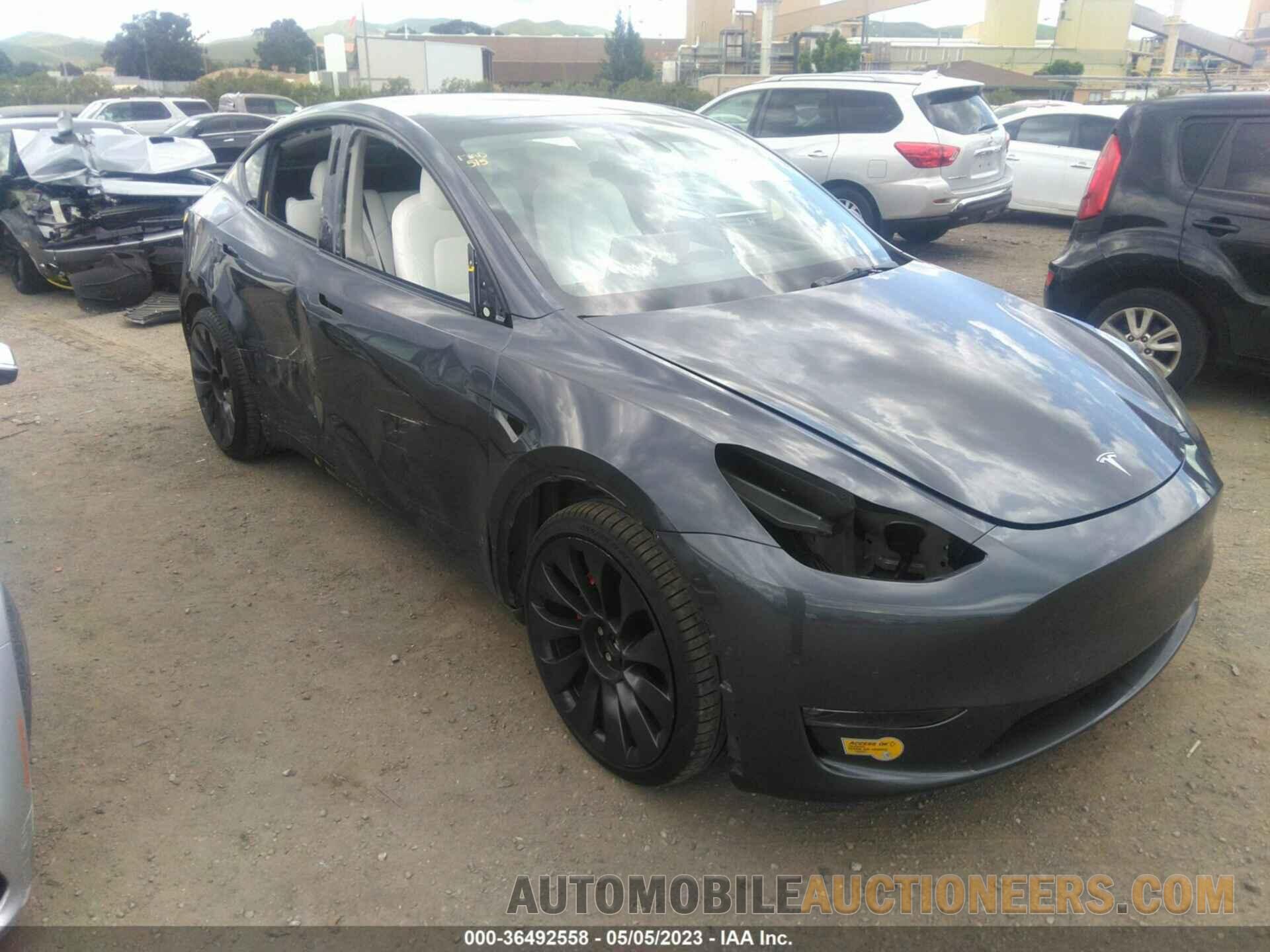 7SAYGDEF6NF494296 TESLA MODEL Y 2022