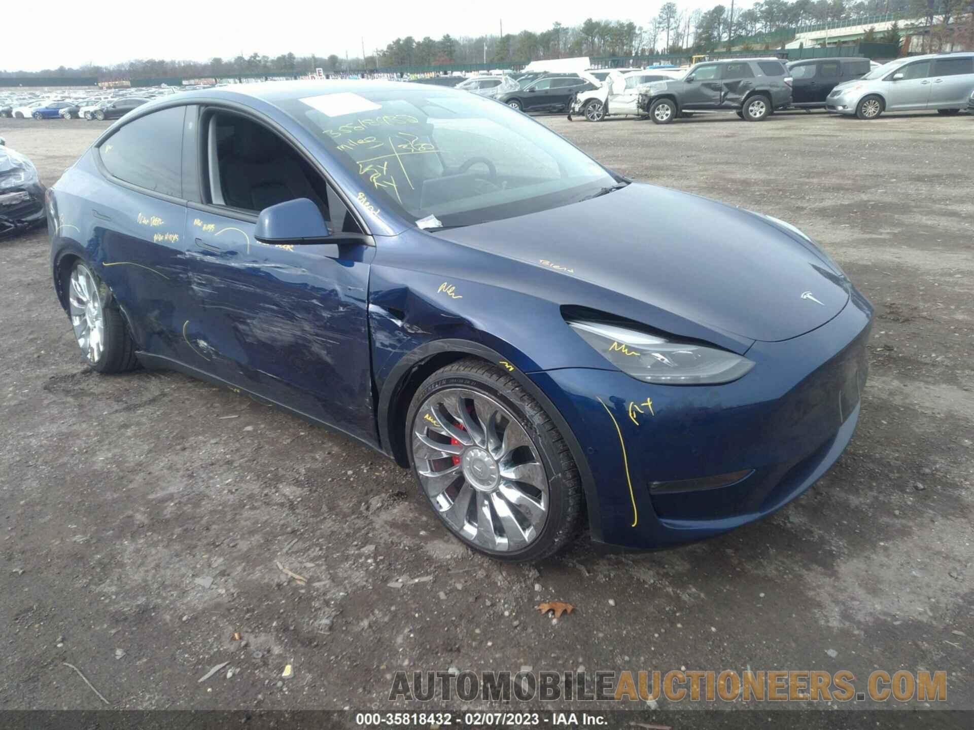 7SAYGDEF6NF522033 TESLA MODEL Y 2022