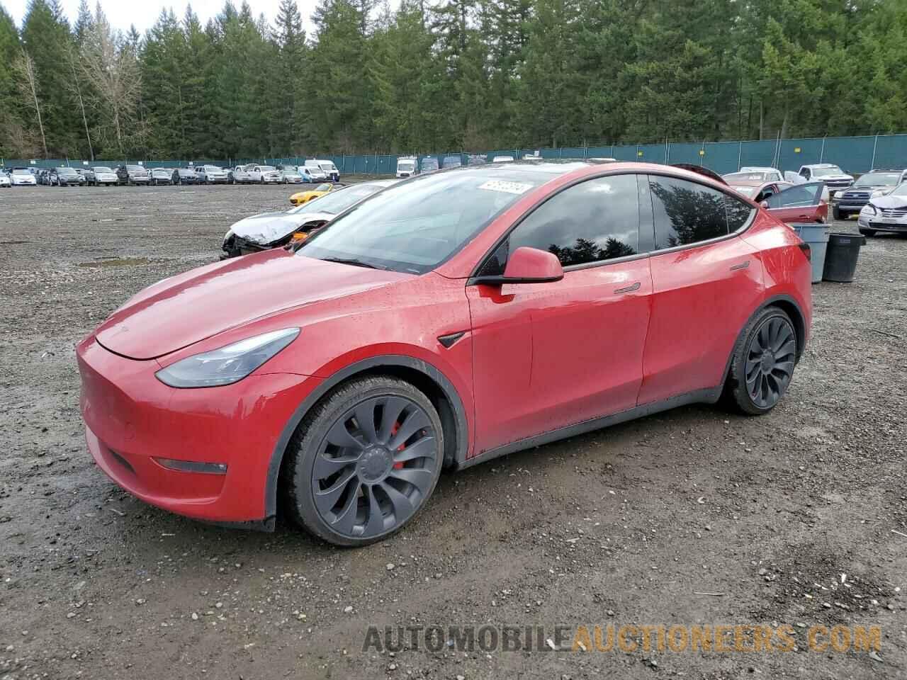 7SAYGDEF6NF542413 TESLA MODEL Y 2022