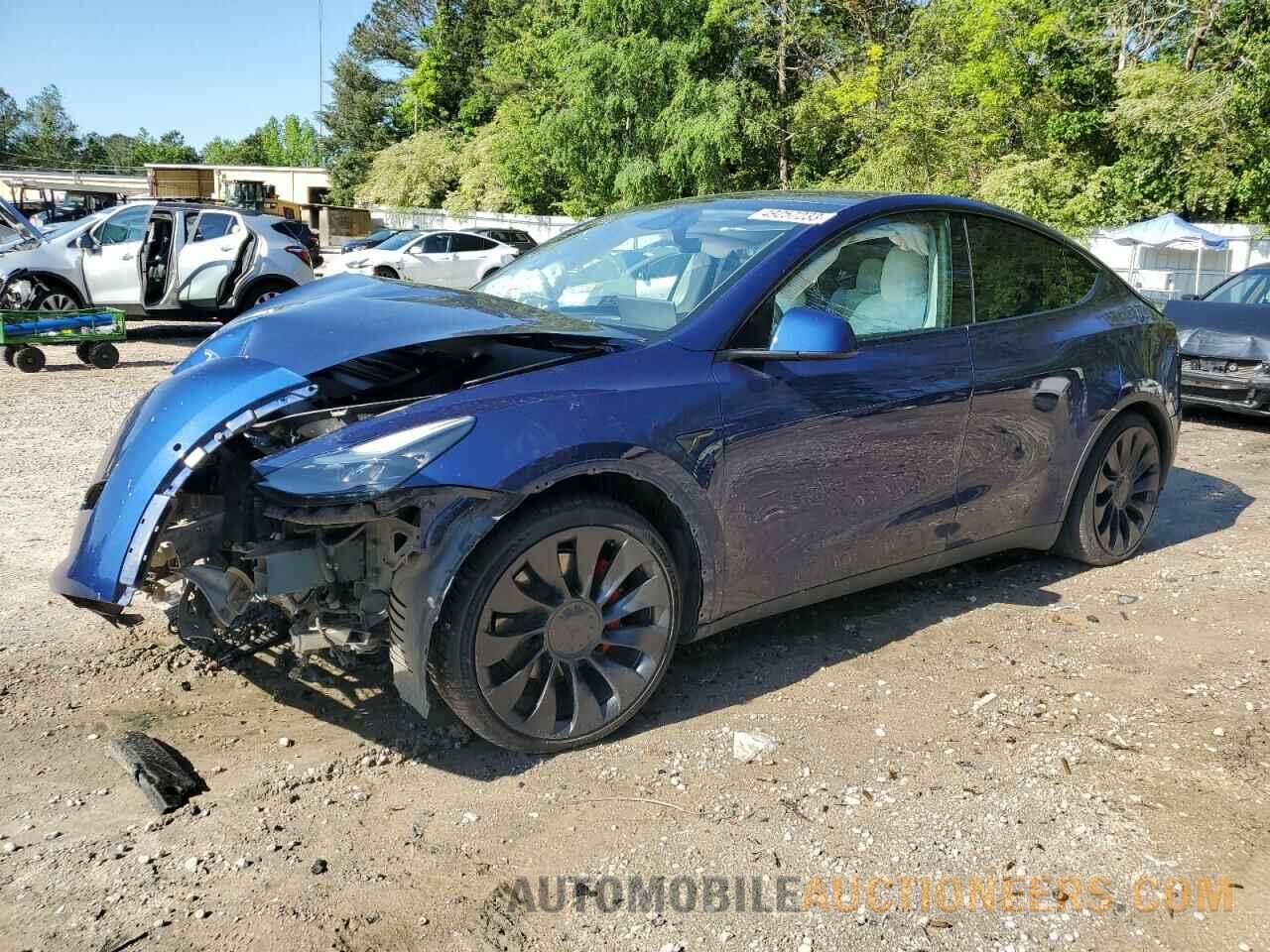 7SAYGDEF6NF543805 TESLA MODEL Y 2022