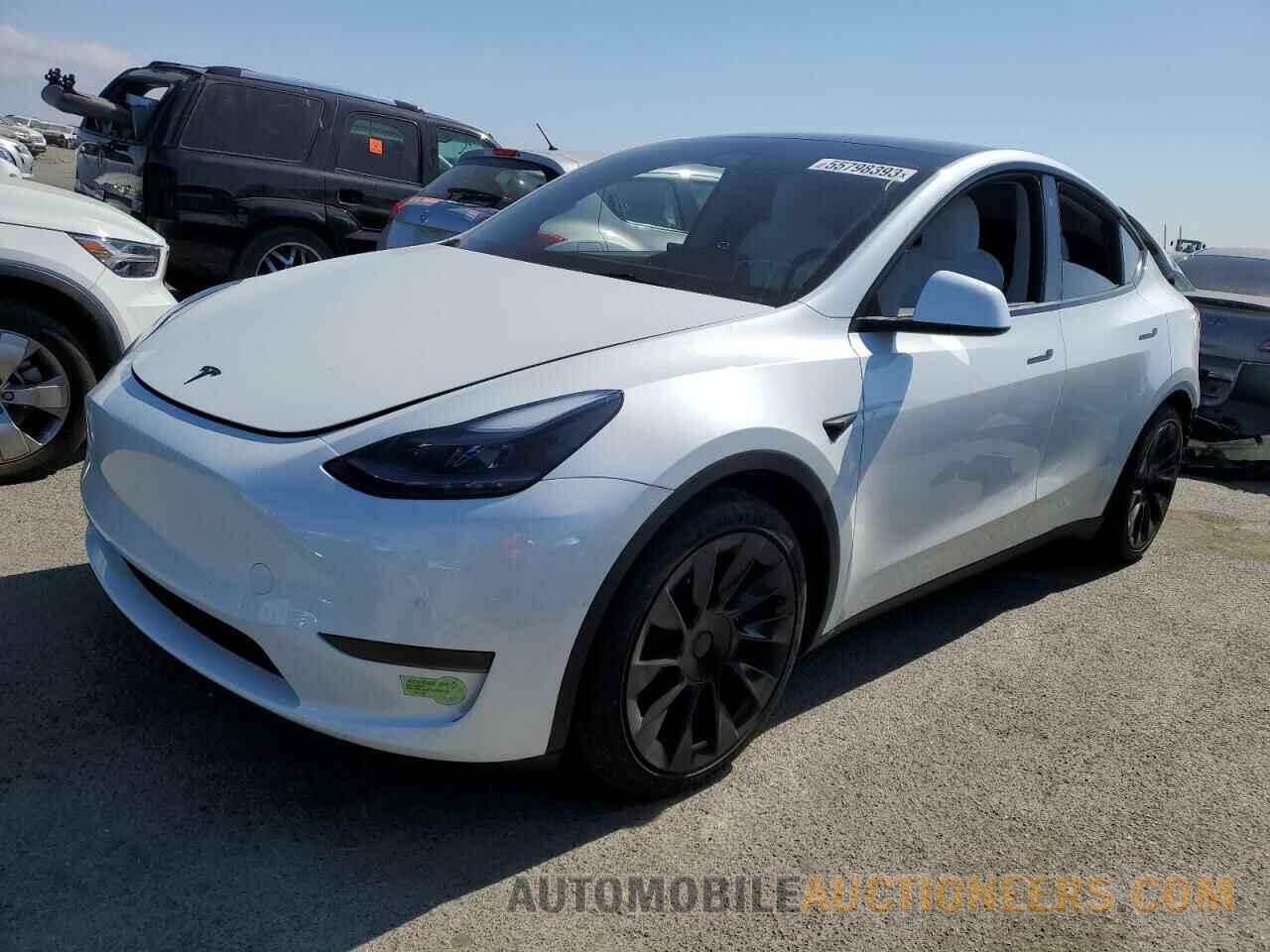 7SAYGDEF6NF551483 TESLA MODEL Y 2022