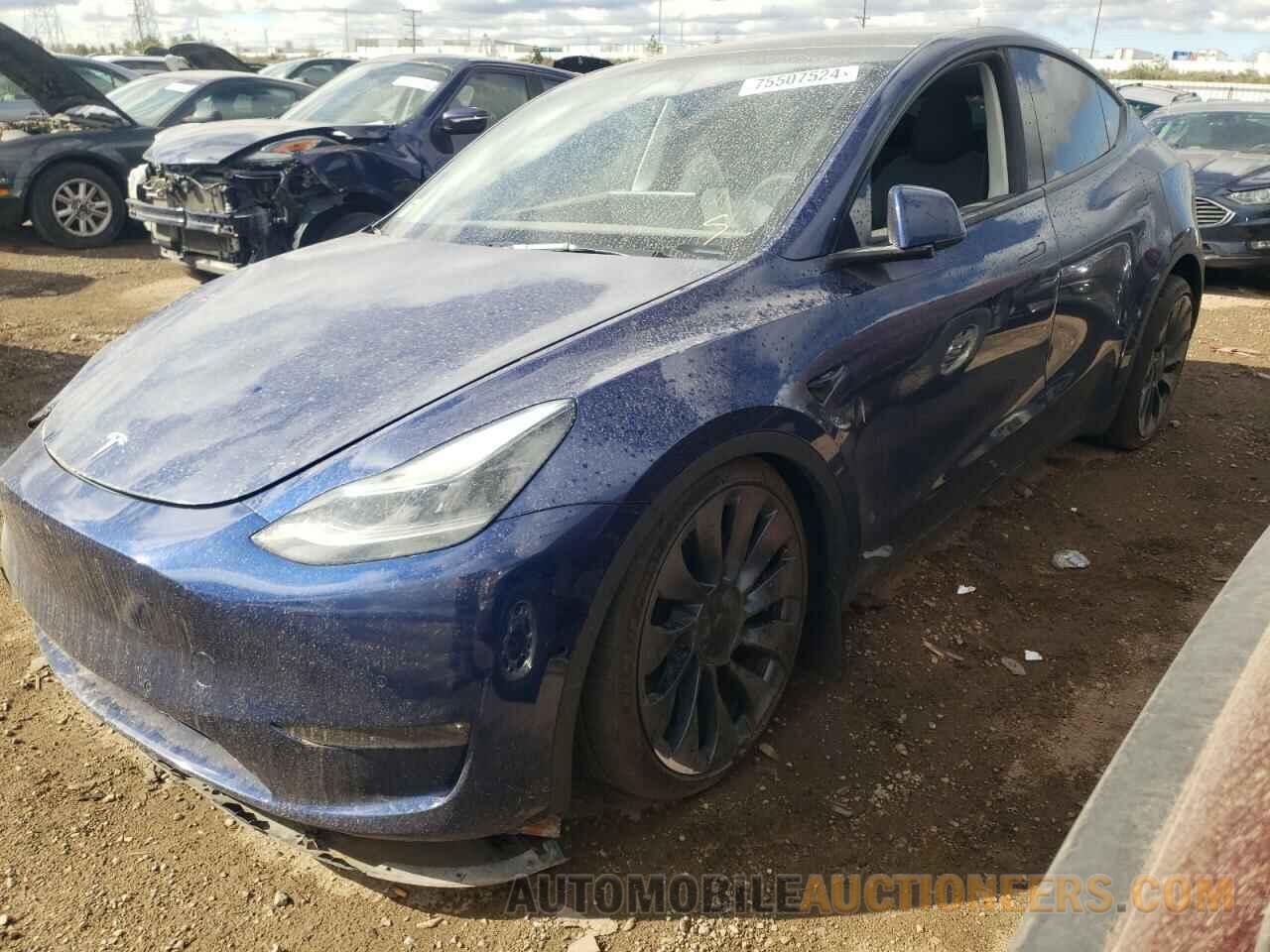 7SAYGDEF6NF554061 TESLA MODEL Y 2022