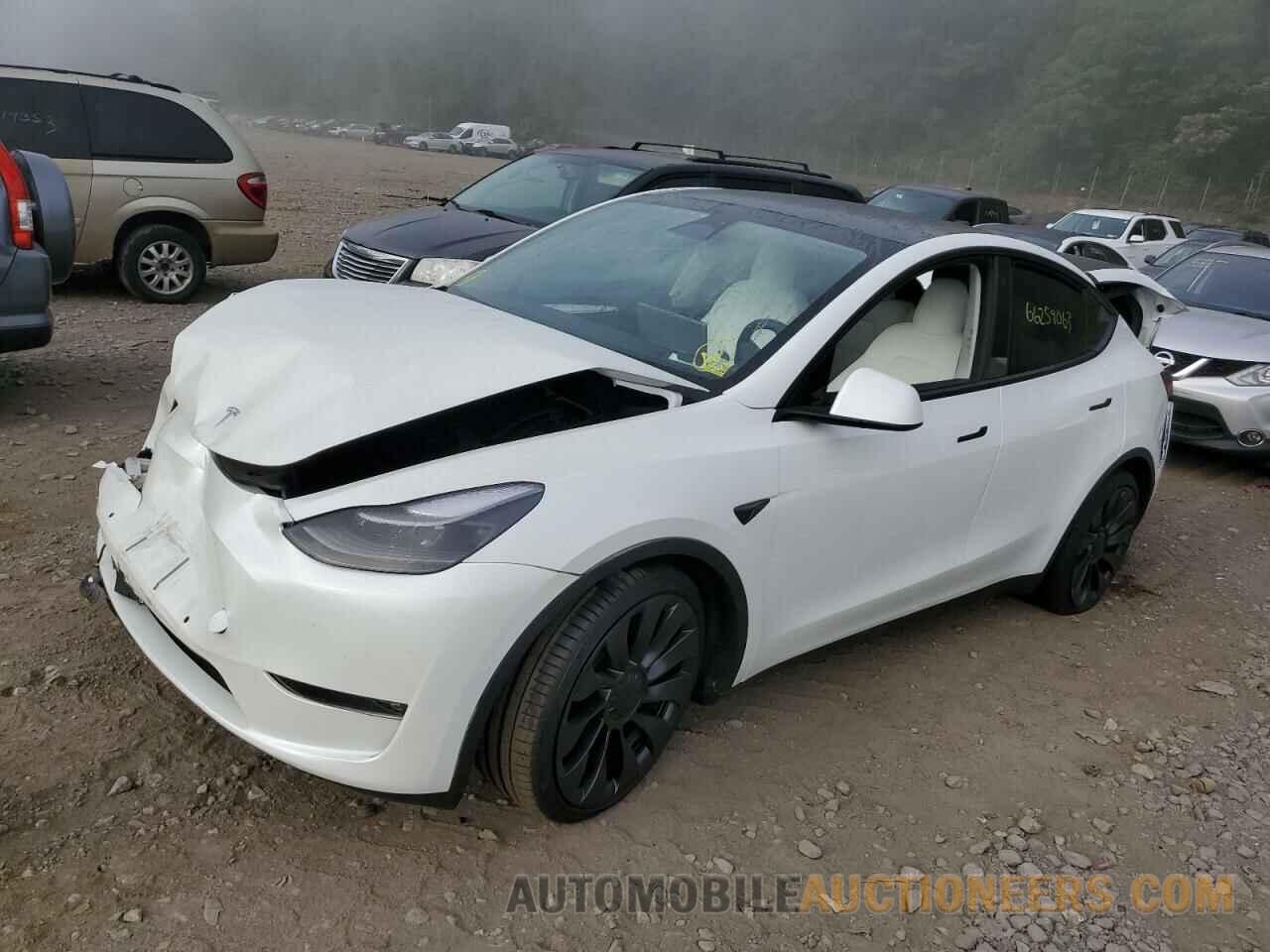 7SAYGDEF6NF568848 TESLA MODEL Y 2022