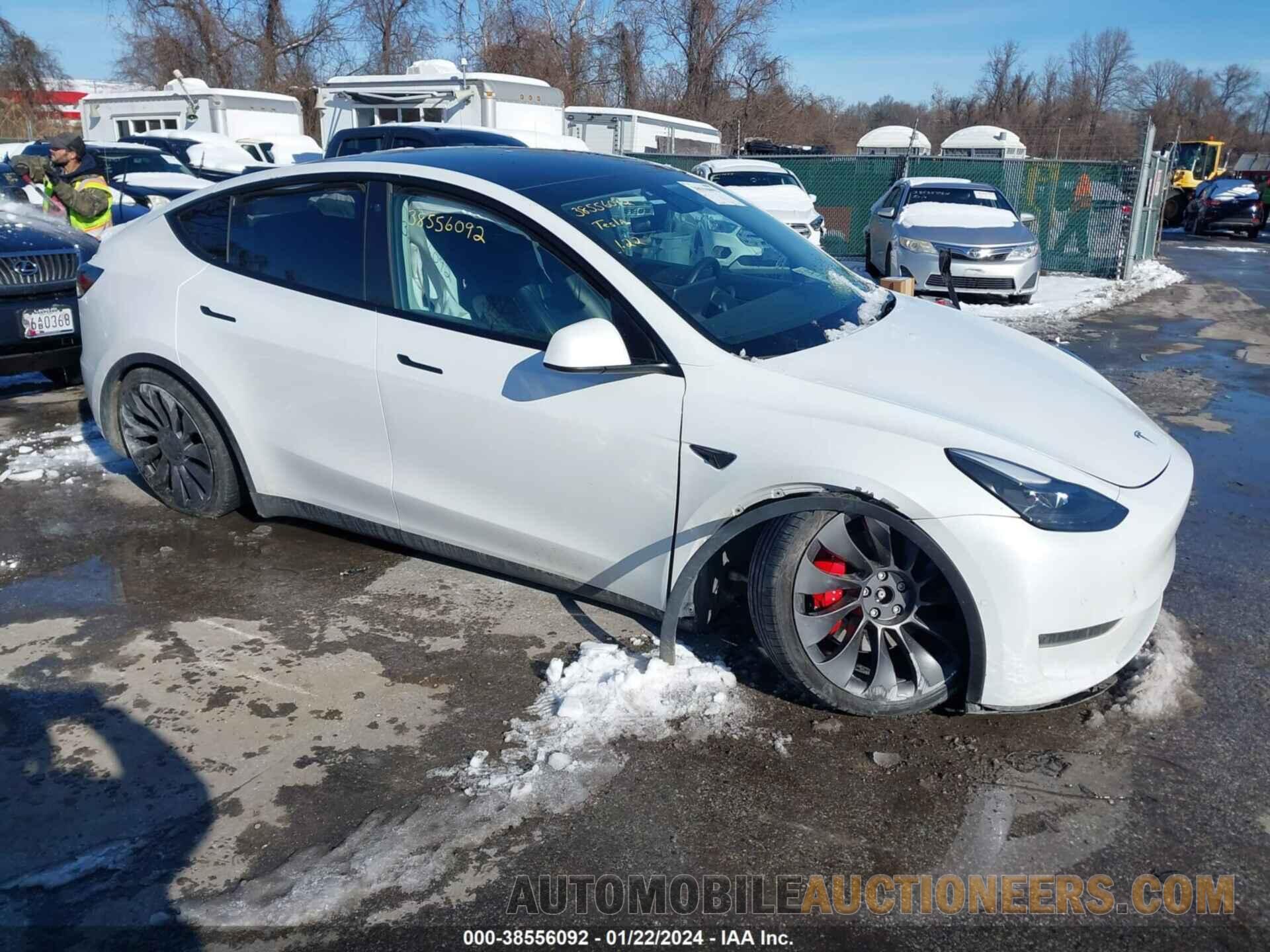 7SAYGDEF7NF308409 TESLA MODEL Y 2022