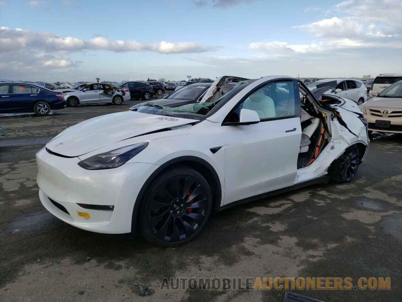 7SAYGDEF7NF337019 TESLA MODEL Y 2022