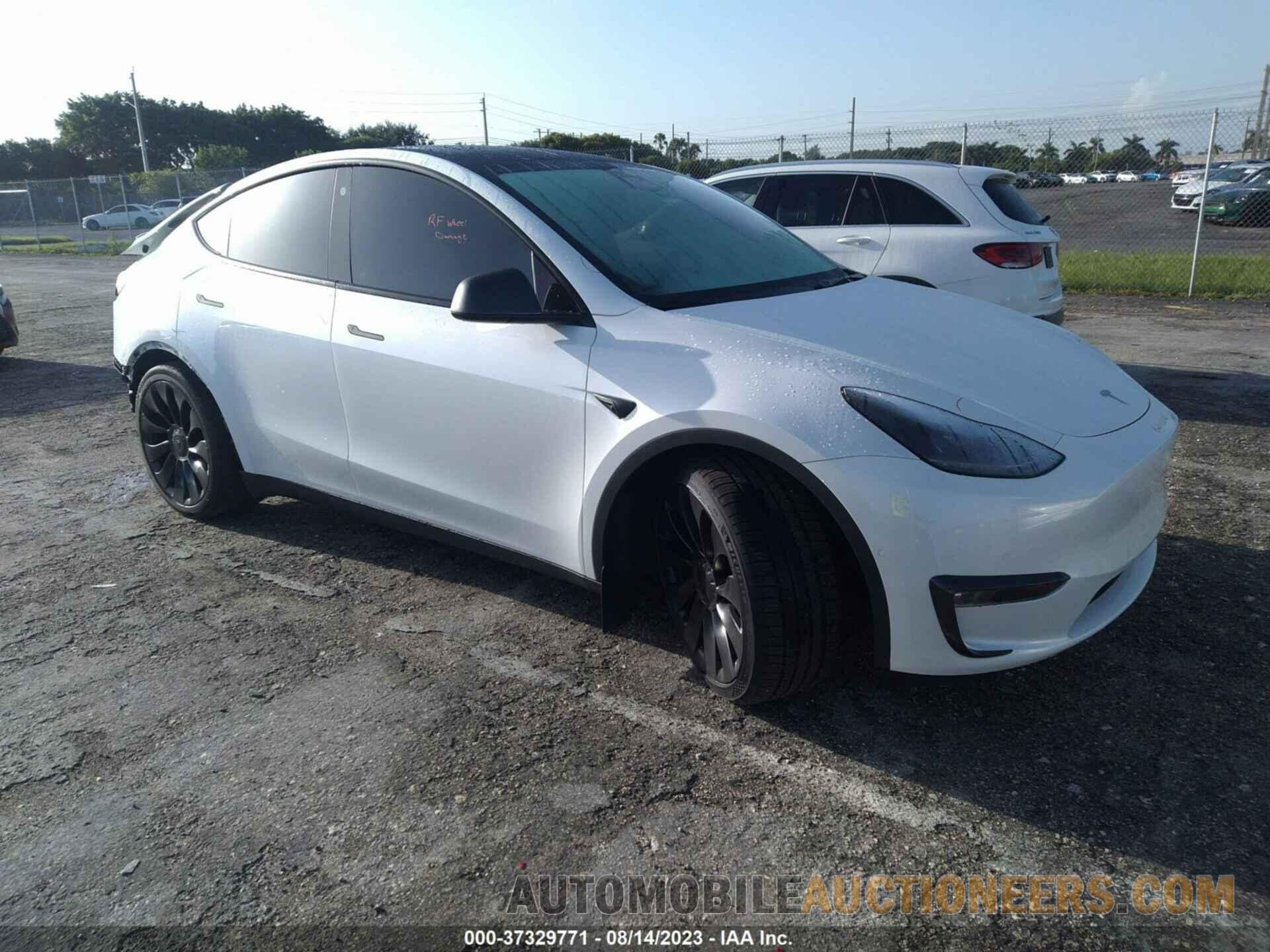 7SAYGDEF7NF376886 TESLA MODEL Y 2022