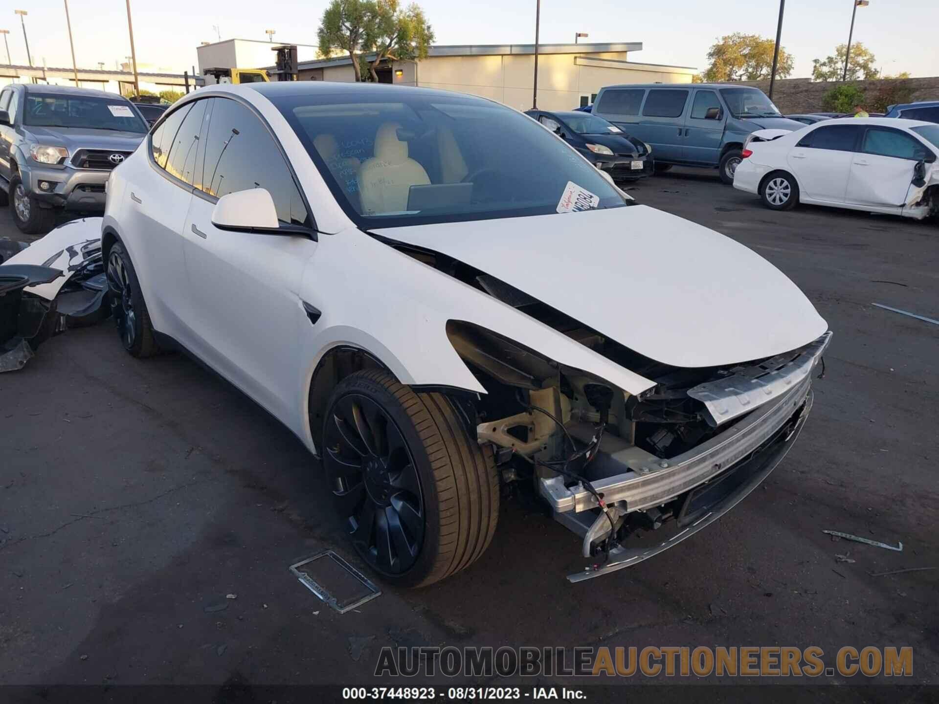 7SAYGDEF7NF394580 TESLA MODEL Y 2022