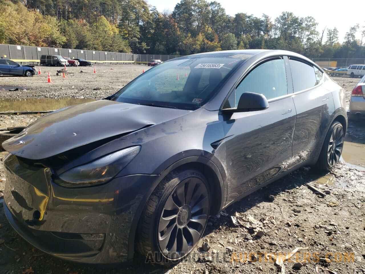 7SAYGDEF7NF442059 TESLA MODEL Y 2022