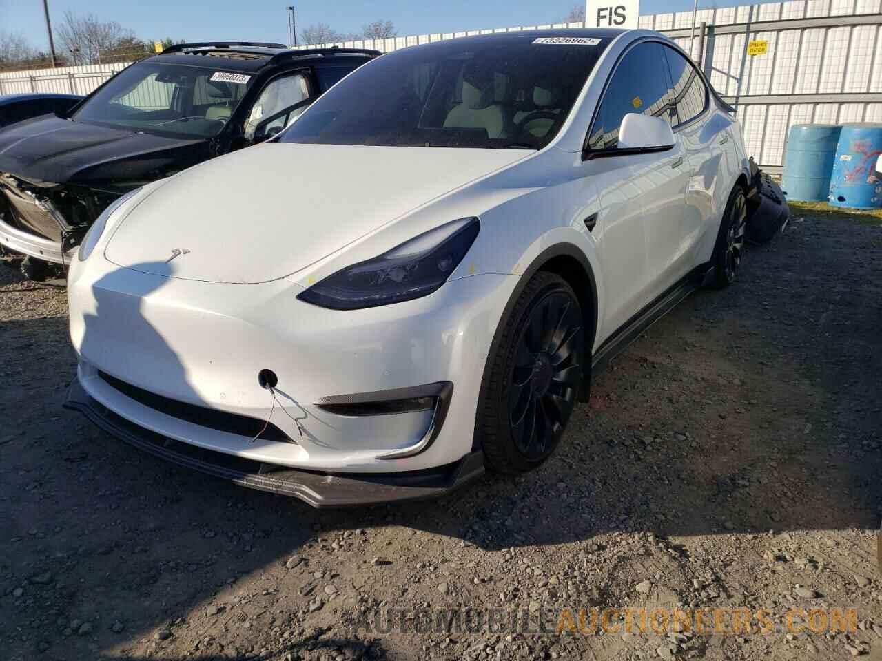 7SAYGDEF7NF487034 TESLA MODEL Y 2022