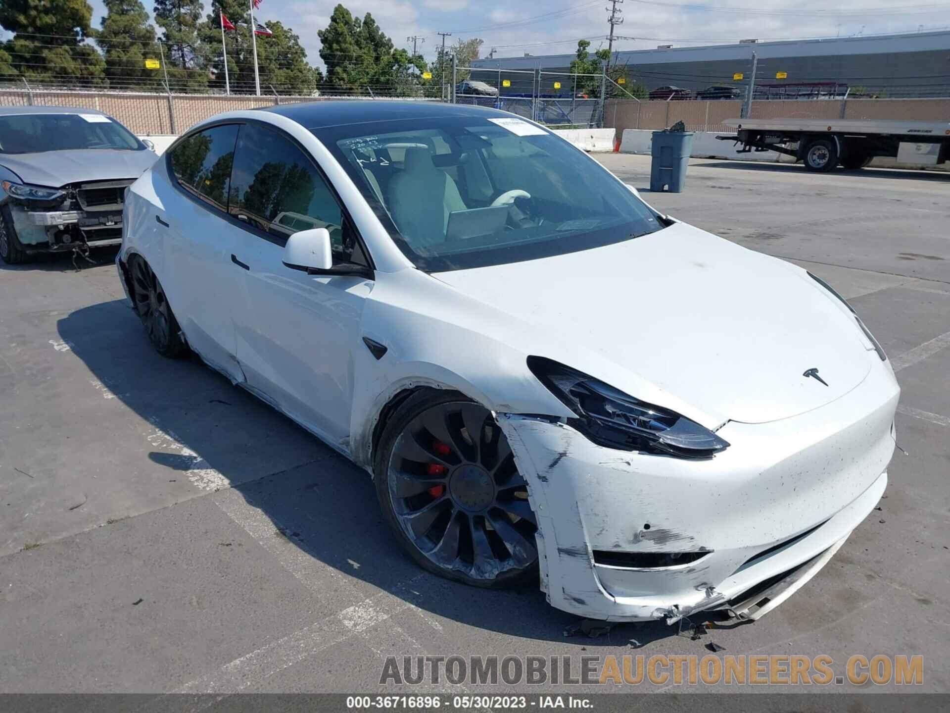 7SAYGDEF7NF489494 TESLA MODEL Y 2022