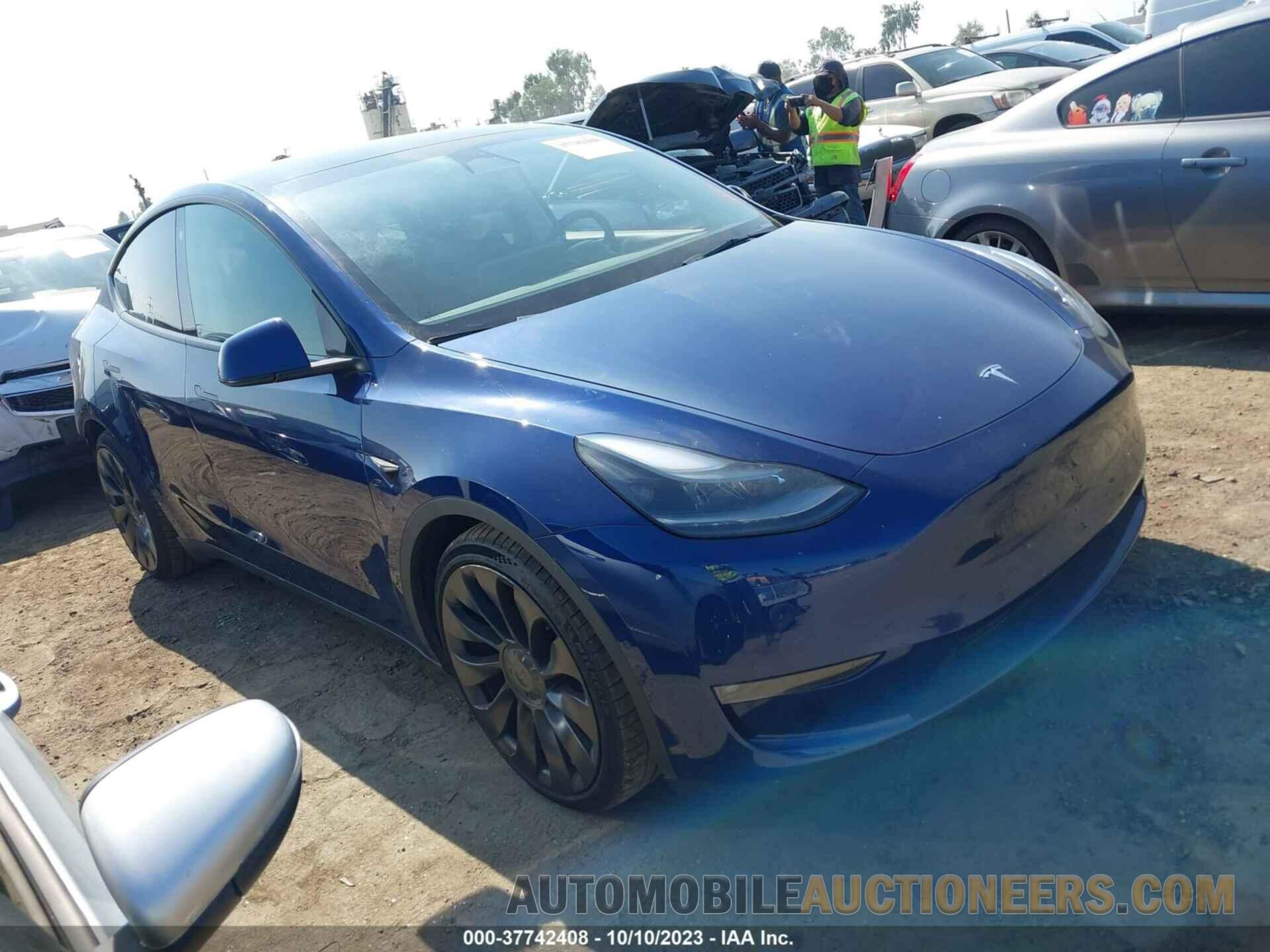 7SAYGDEF7NF491665 TESLA MODEL Y 2022