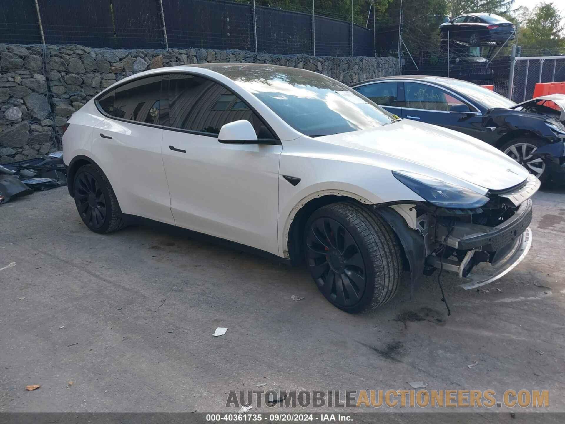 7SAYGDEF8NF308726 TESLA MODEL Y 2022