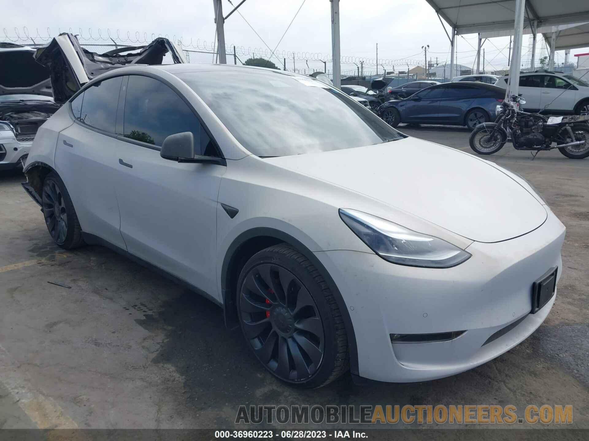 7SAYGDEF8NF343329 TESLA MODEL Y 2022