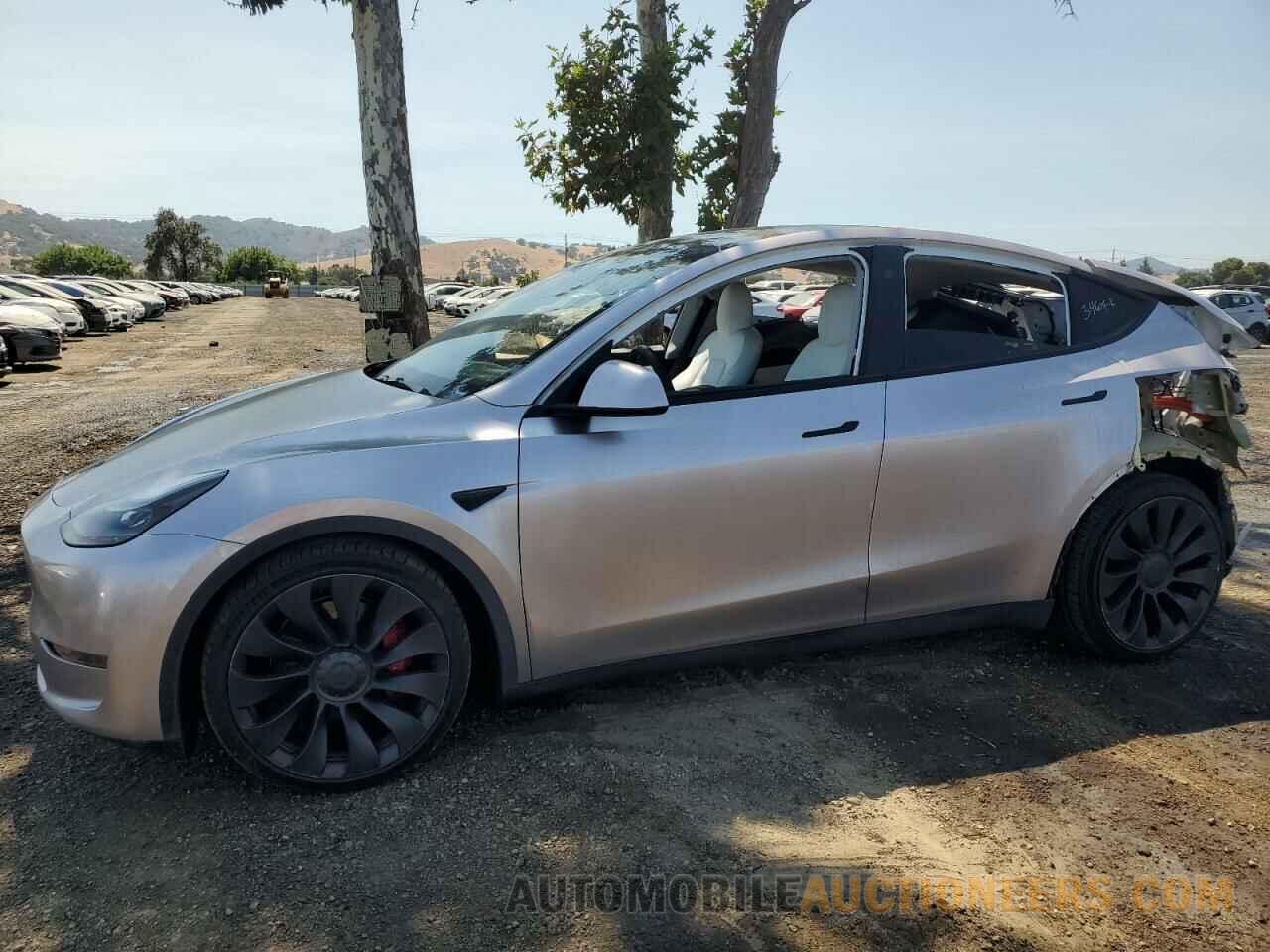 7SAYGDEF8NF349244 TESLA MODEL Y 2022