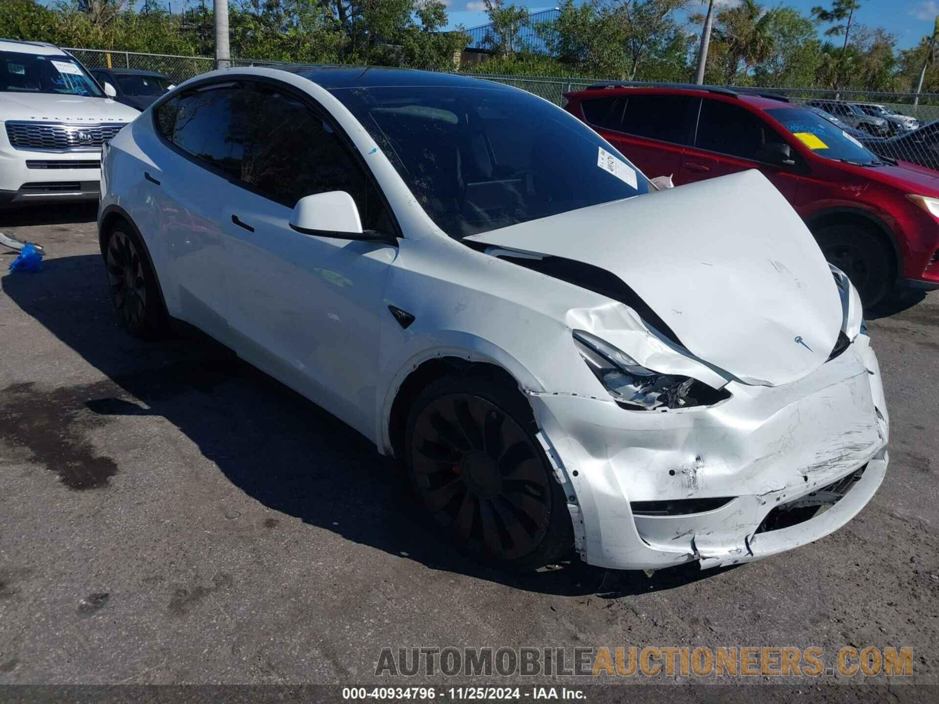 7SAYGDEF8NF379702 TESLA MODEL Y 2022