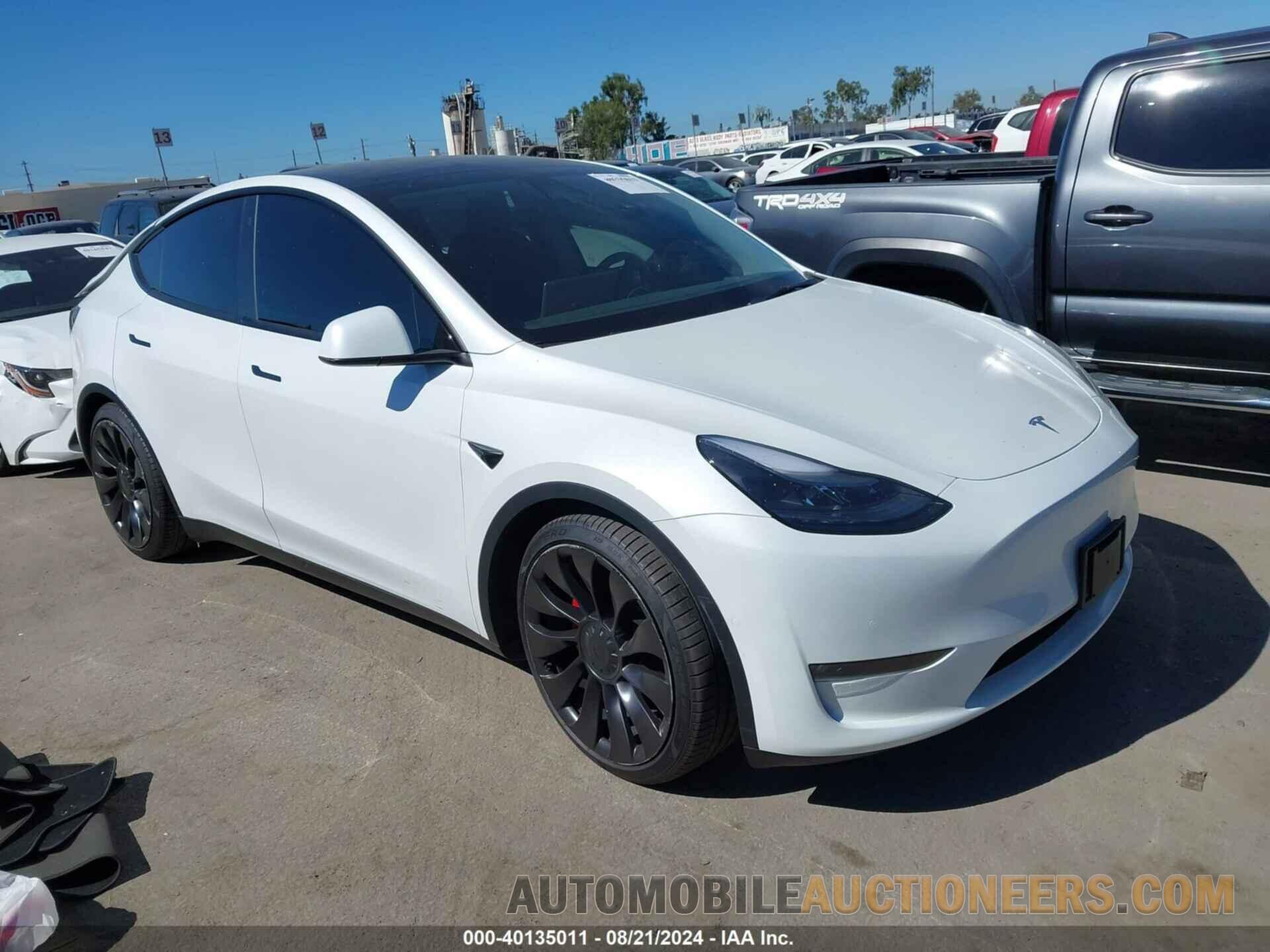 7SAYGDEF8NF380896 TESLA MODEL Y 2022