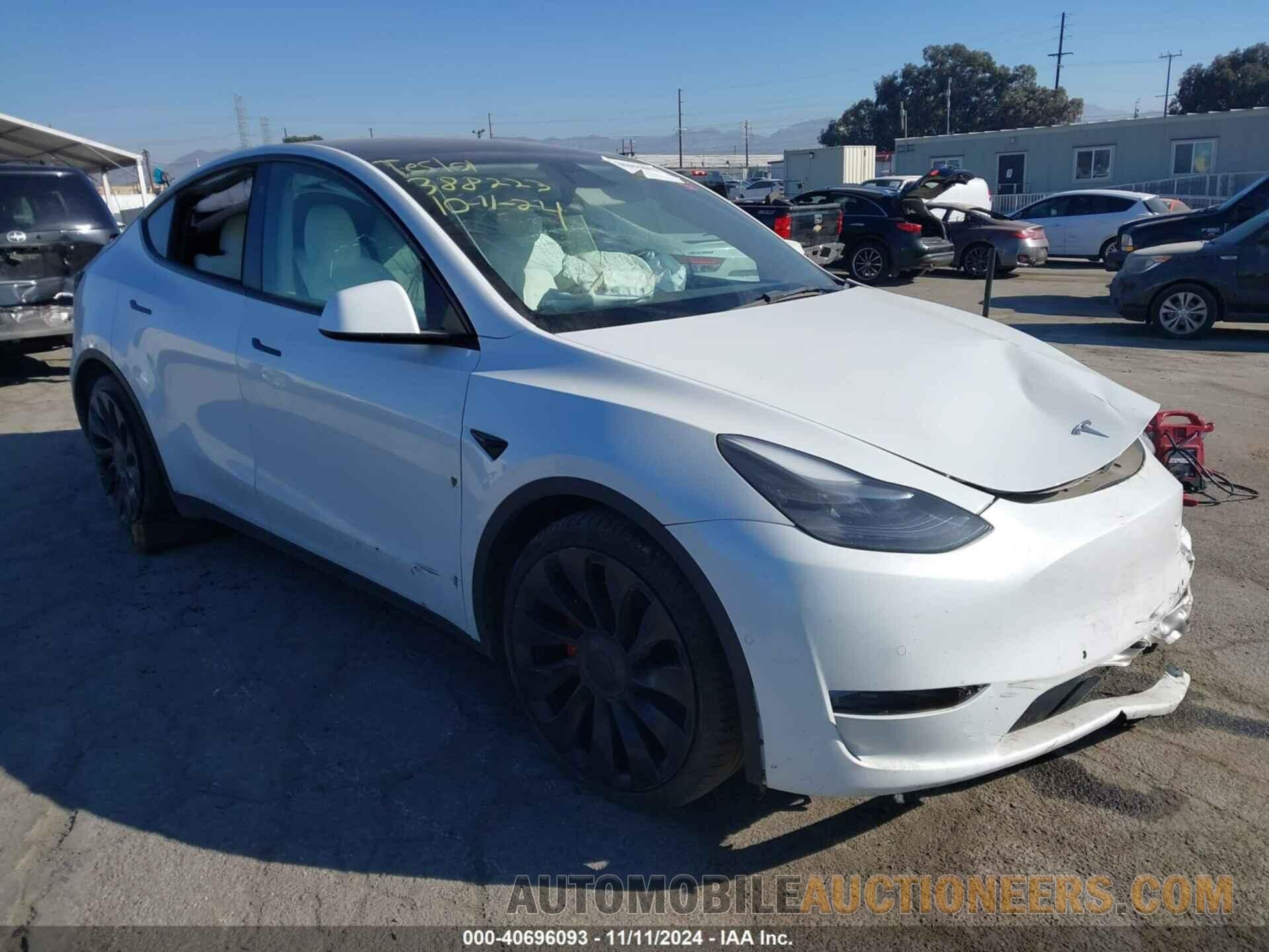 7SAYGDEF8NF388223 TESLA MODEL Y 2022